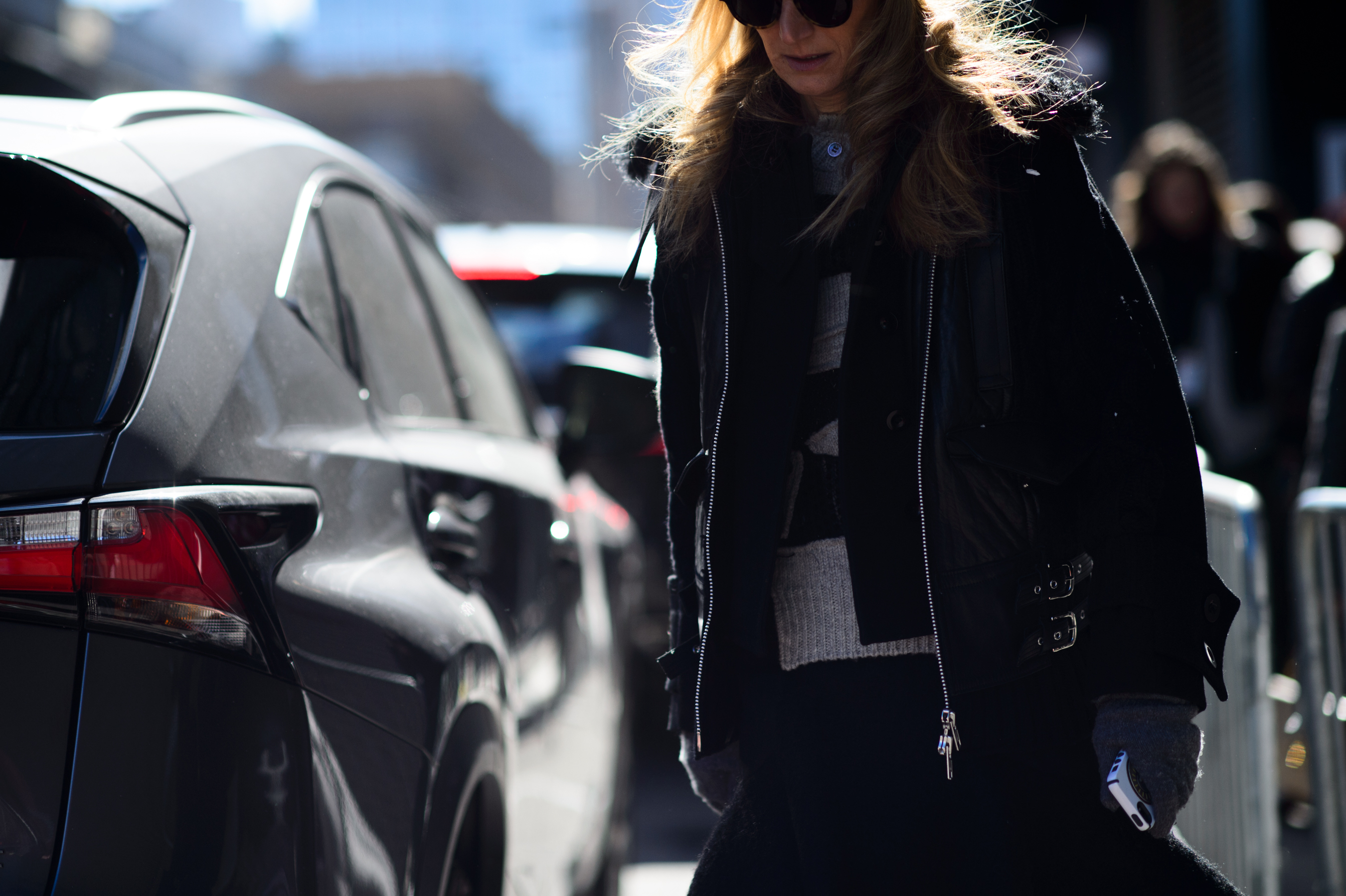 Net-a-porter buyer wearing Sacai