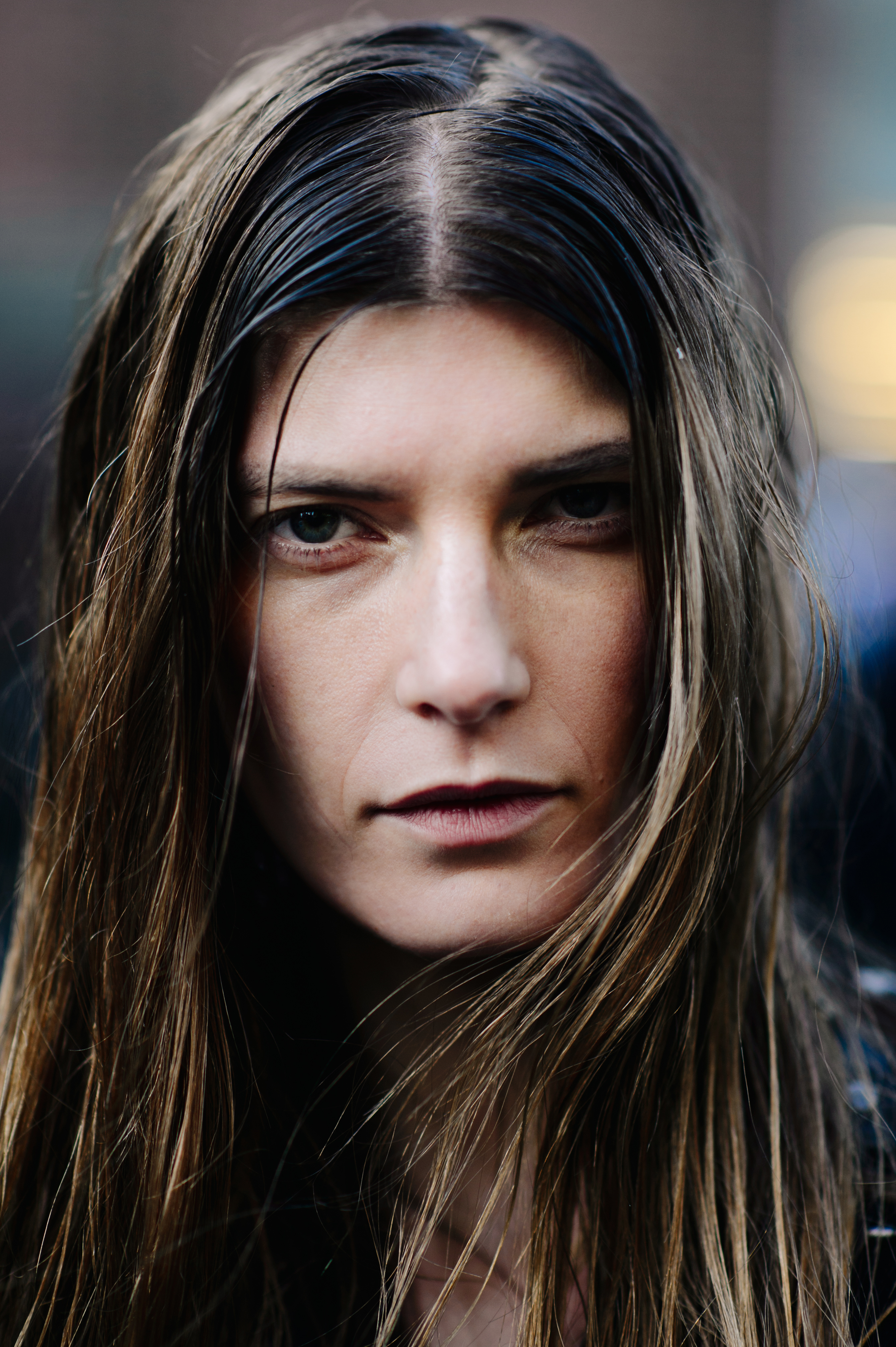 Portrait of a model after Christopher Kane