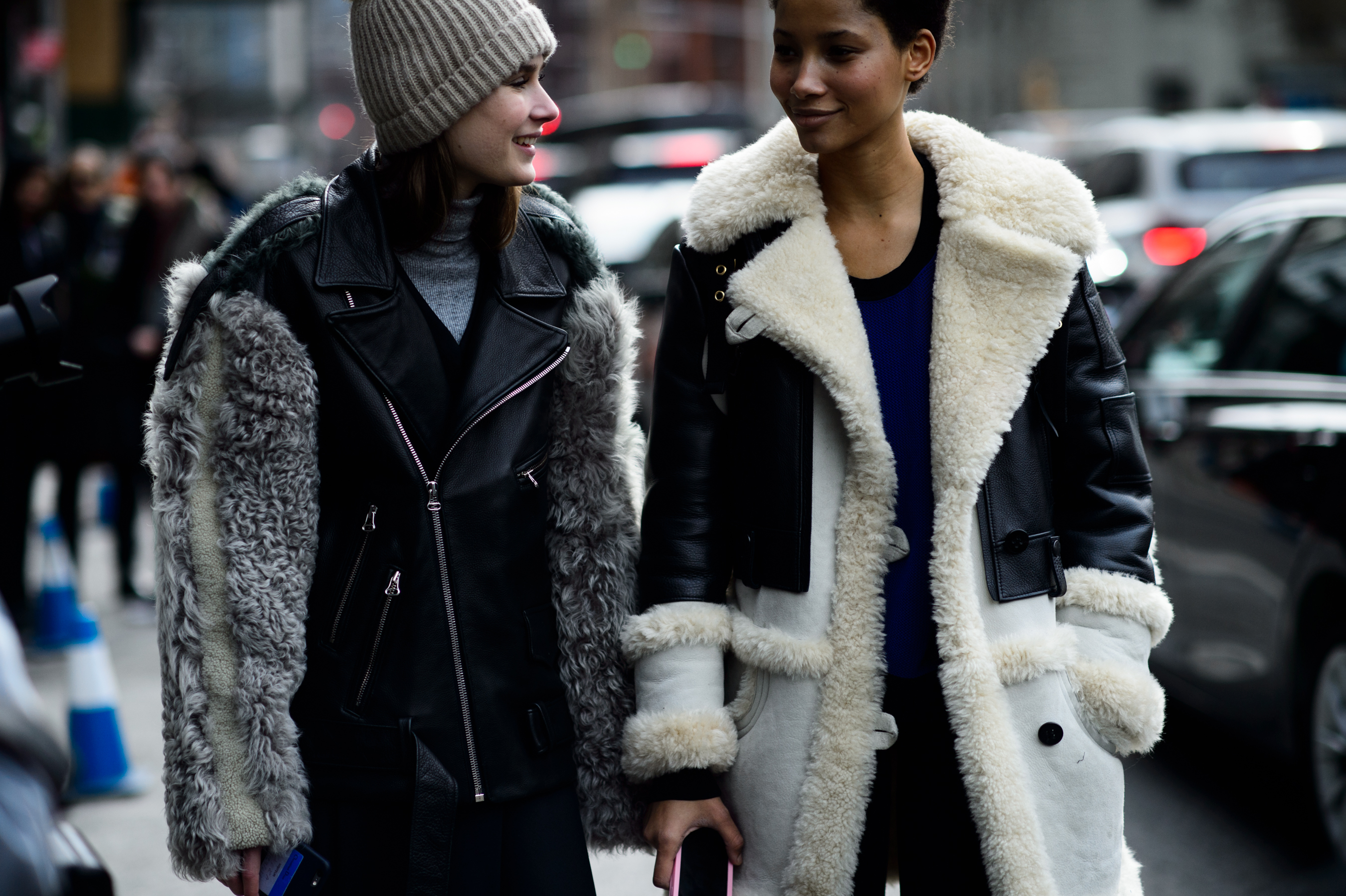 Two models after the show