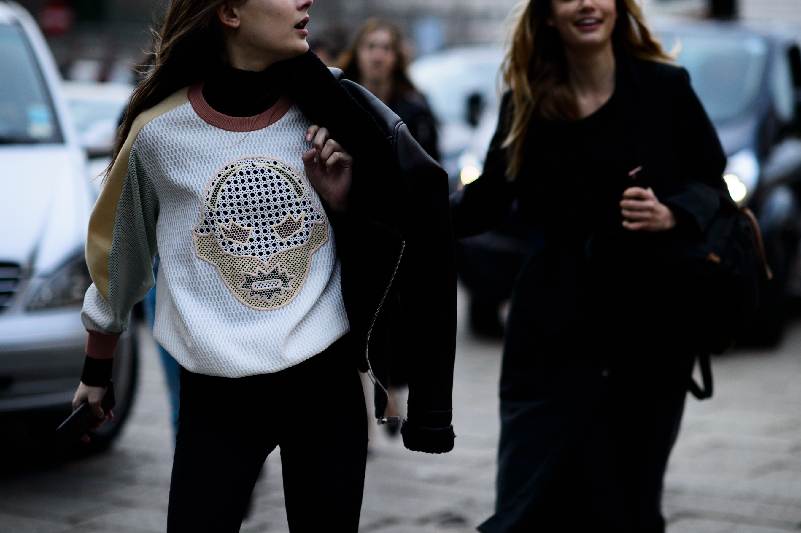 Model running after the show