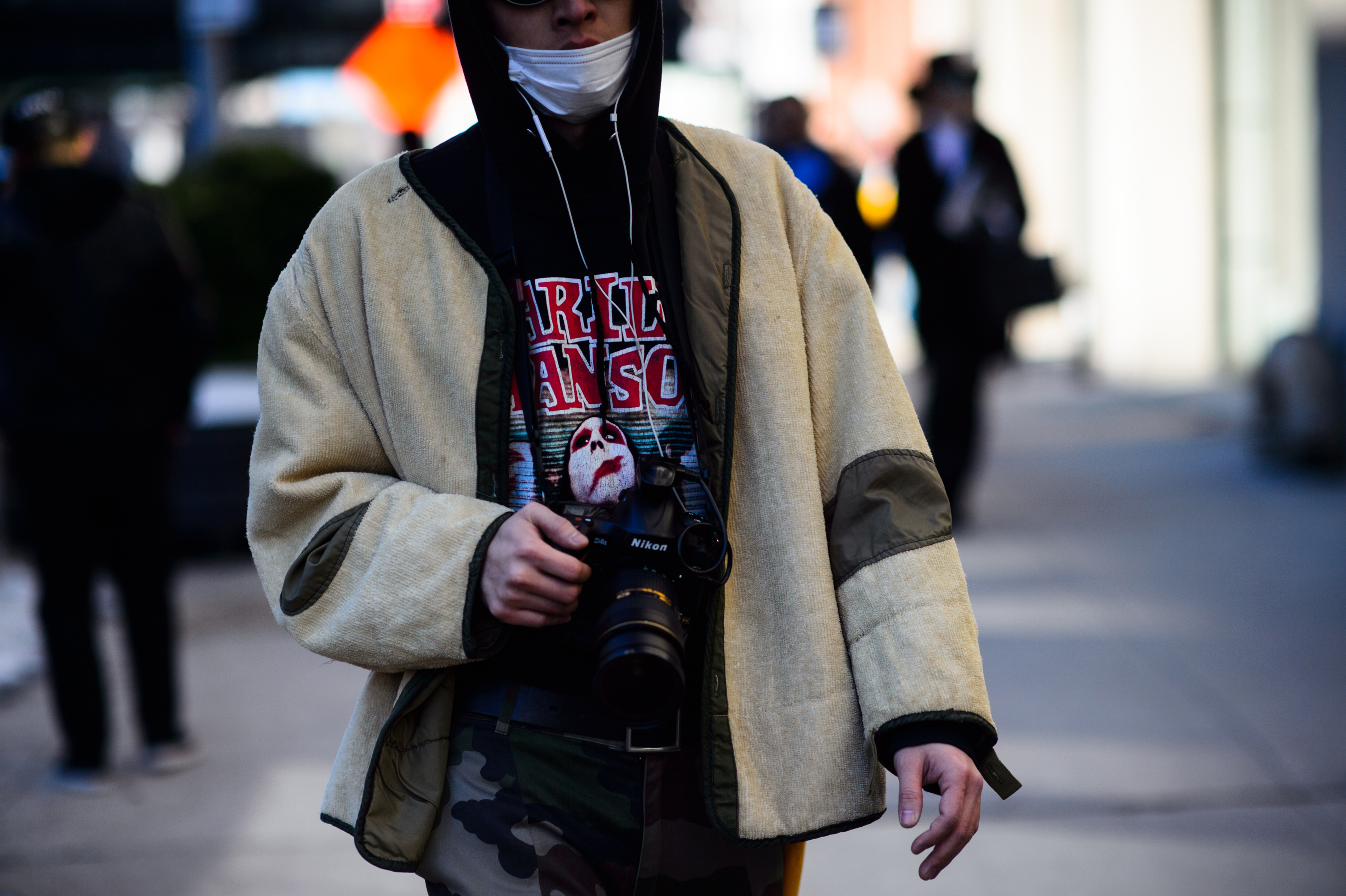 Korean photographer Marilyn Manson shirt