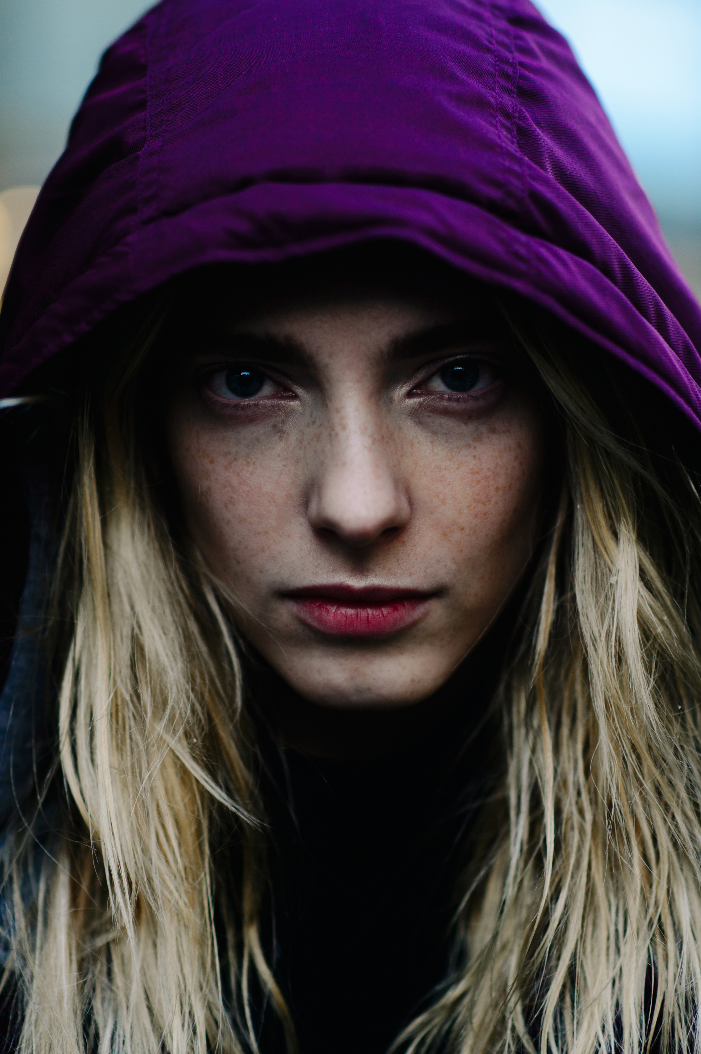 Portrait of a Russian American model