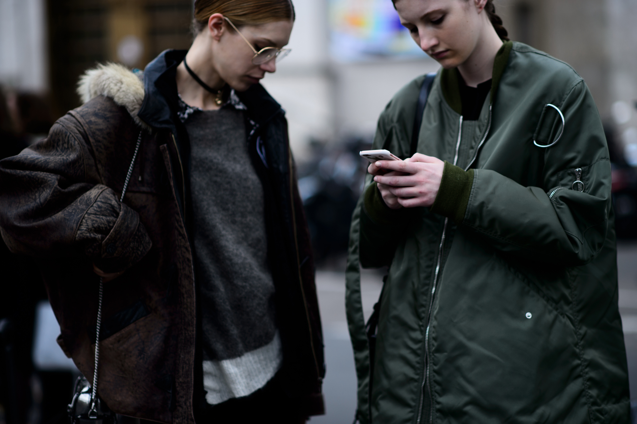 Two model after the show