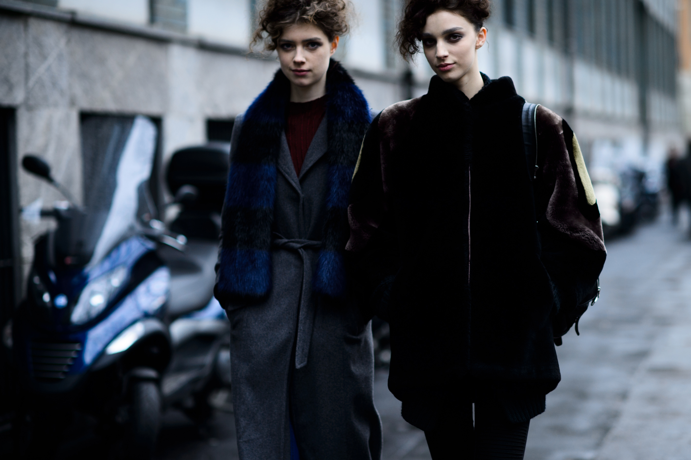 Two models after the show