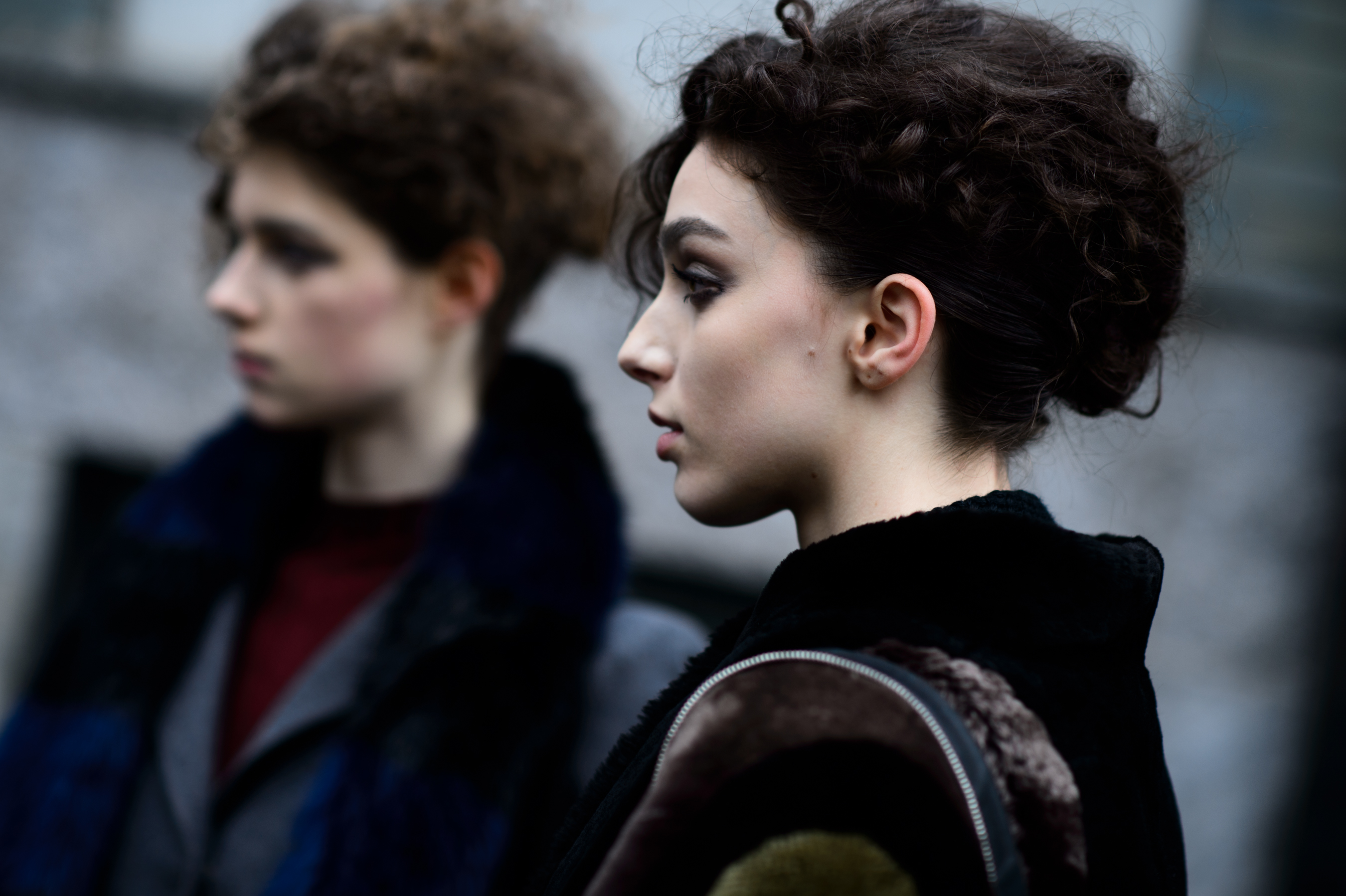 Two models after the show