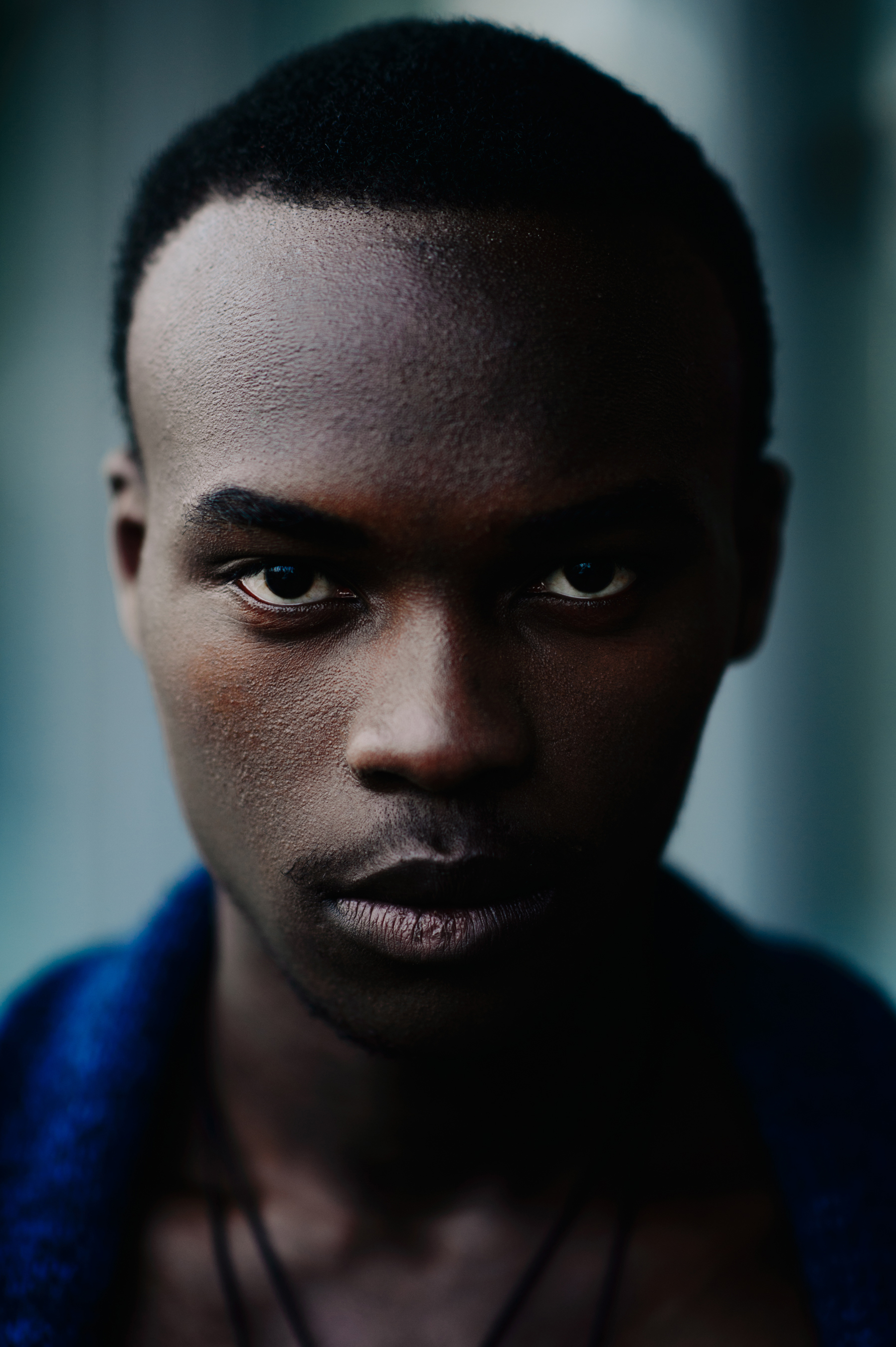 Portrait of a male model