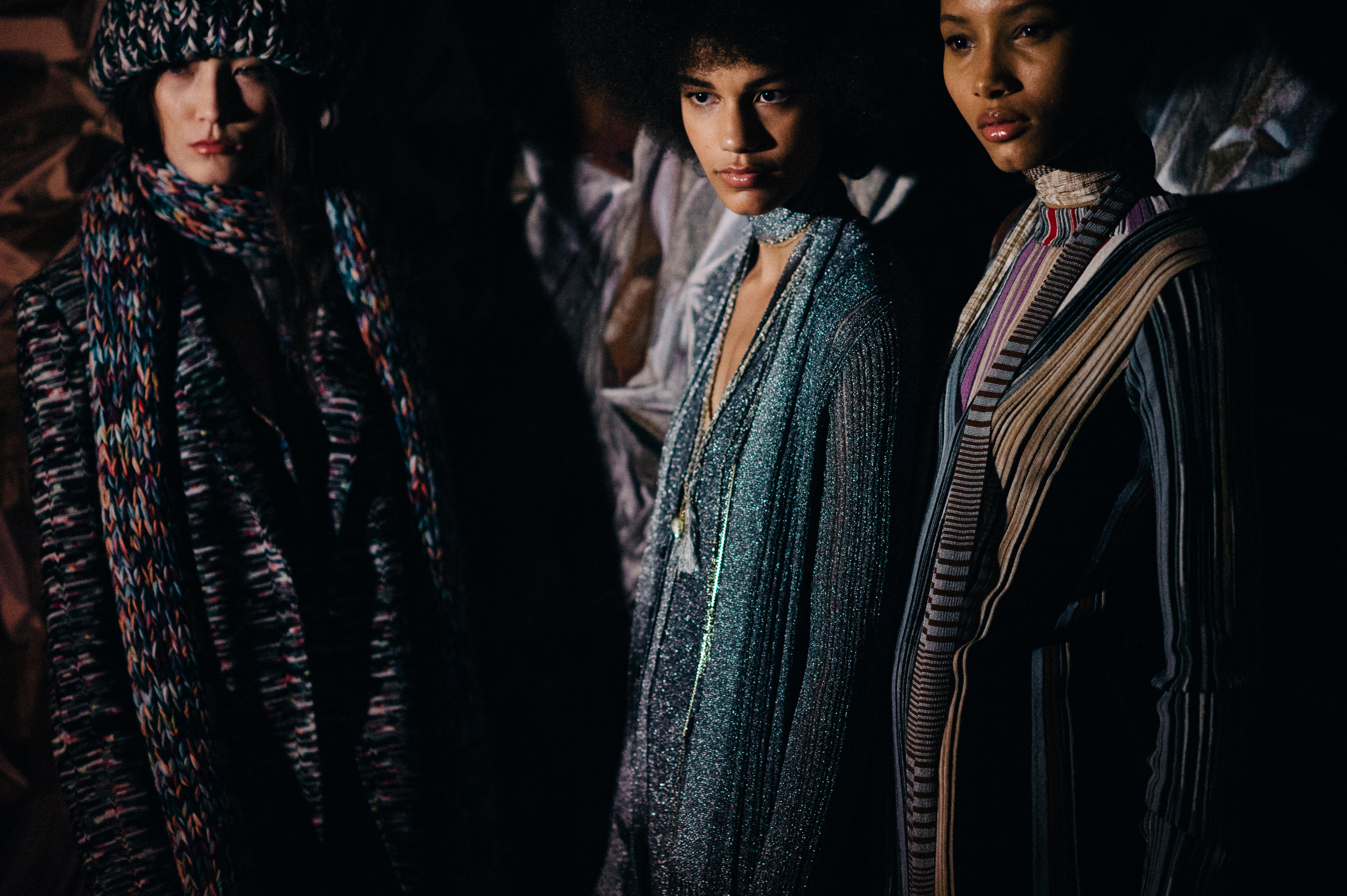 Three models doing the first looks