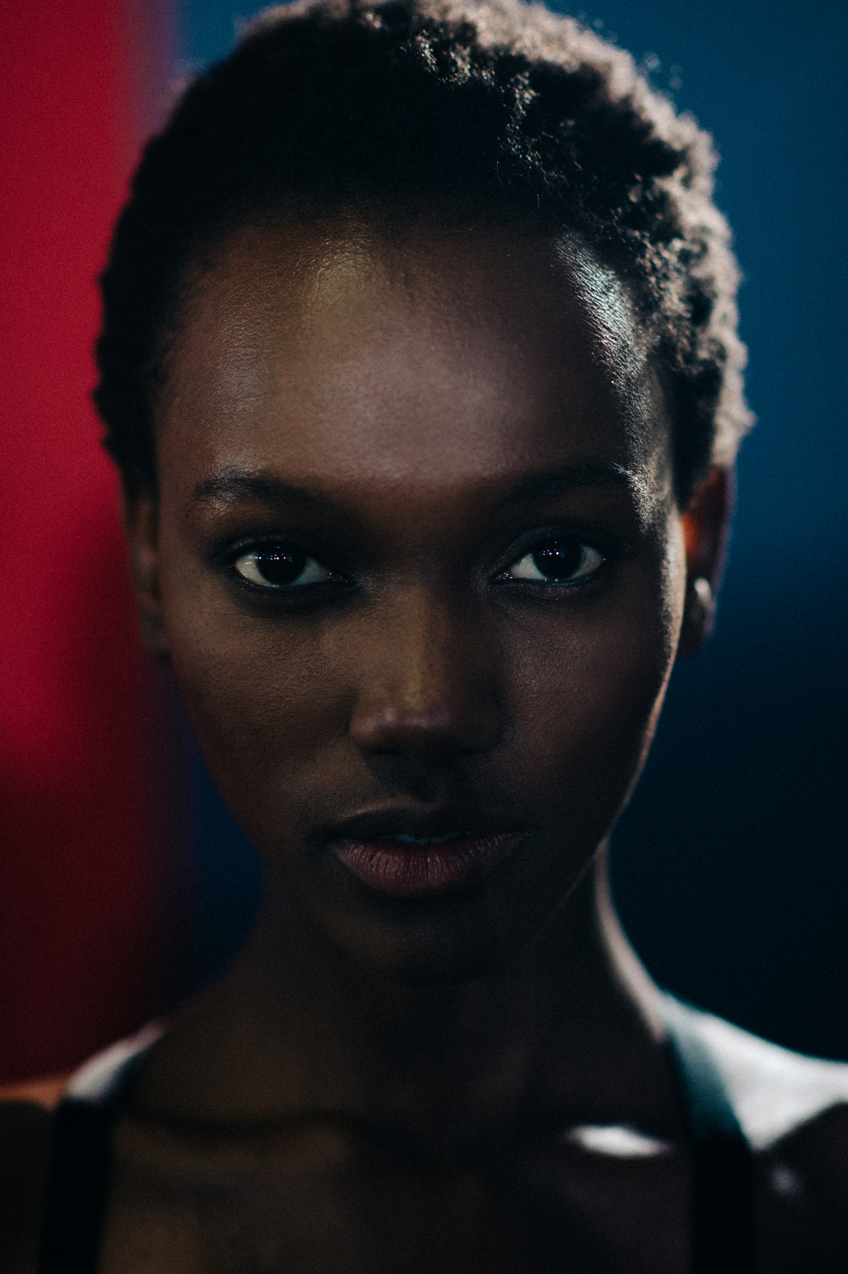 Portrait of a beautiful model