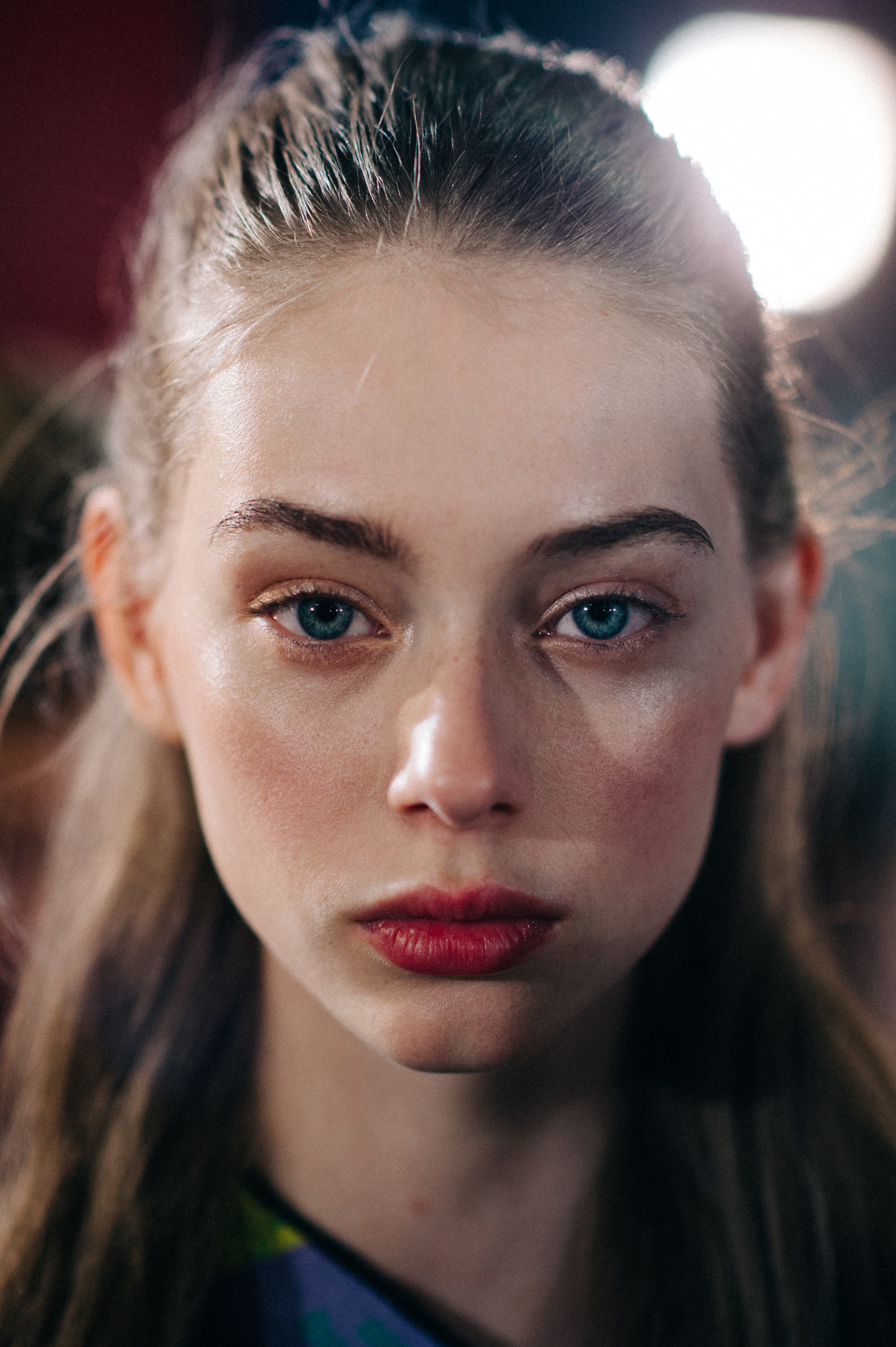 Portrait of a beautiful model