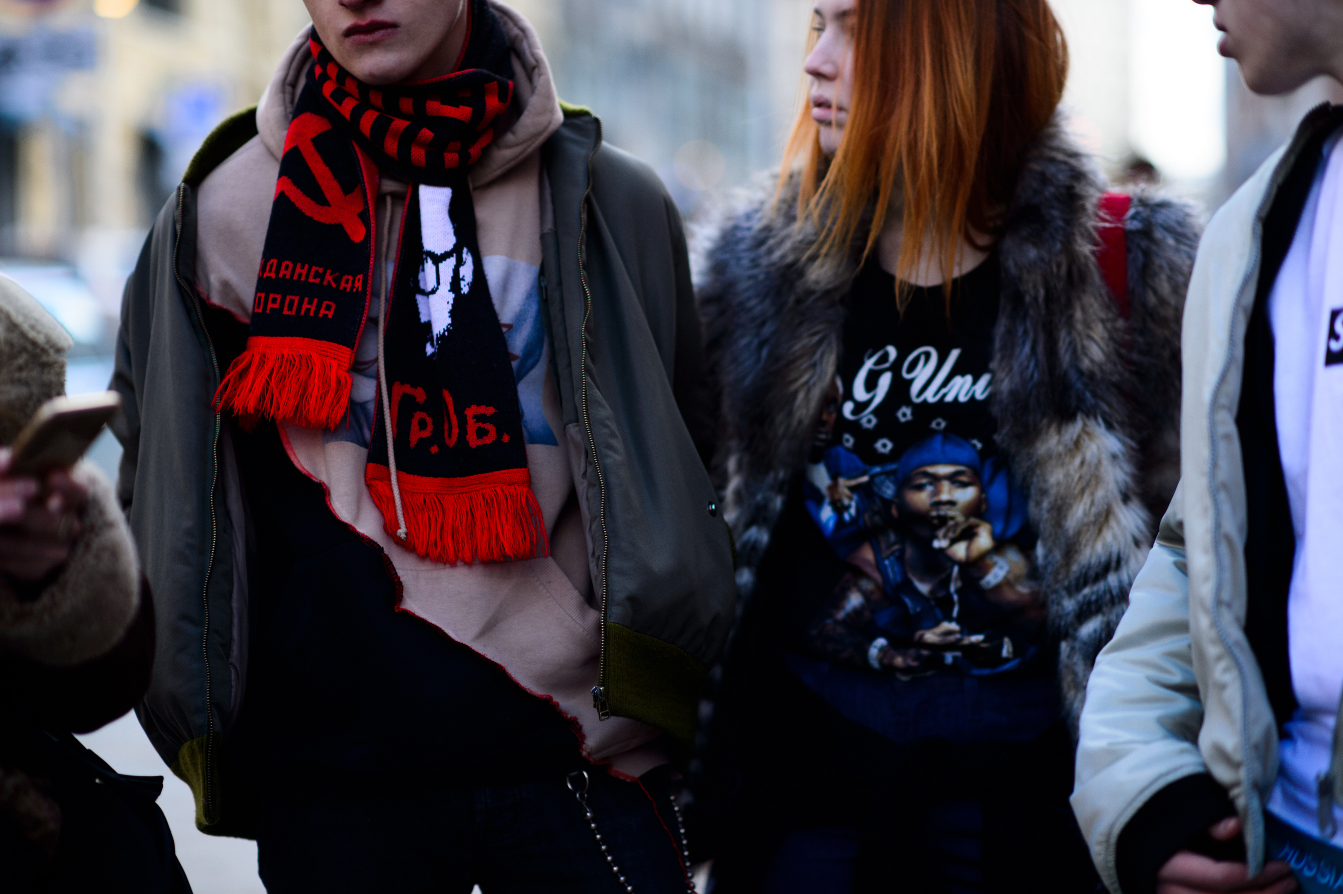 Russian boy and girl outside of KM20
