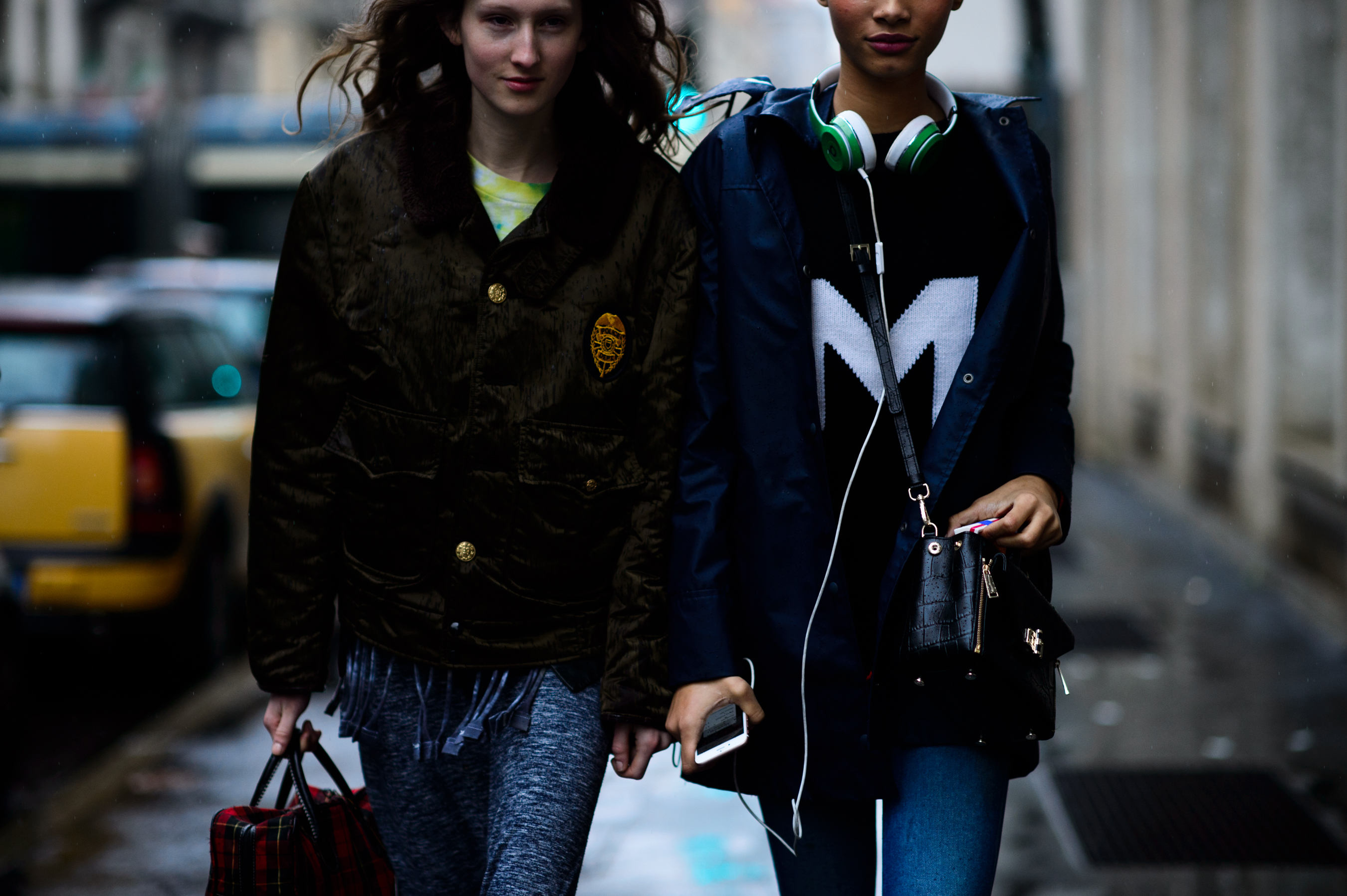 Two models after the show
