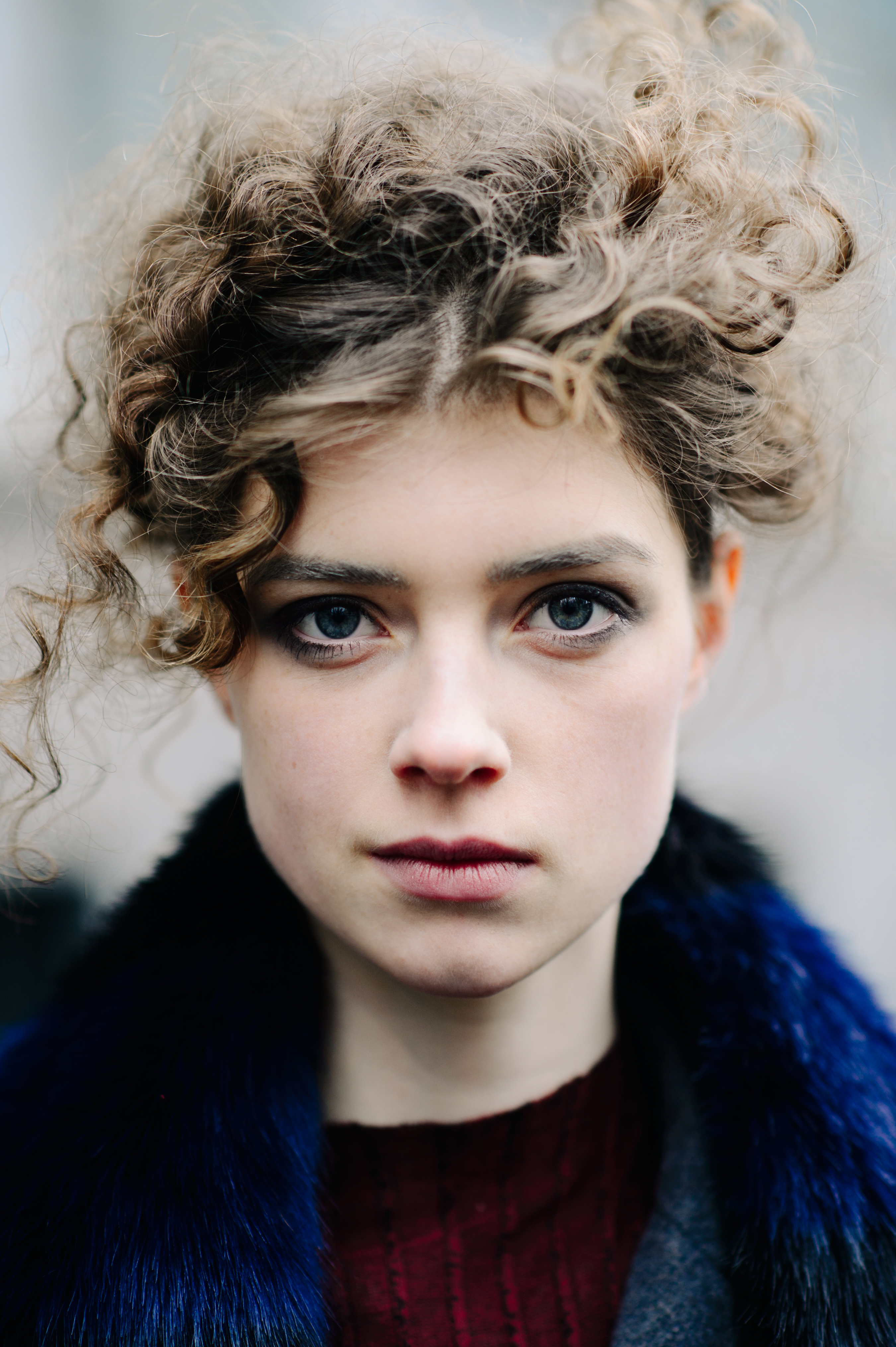 Portrait of an American model