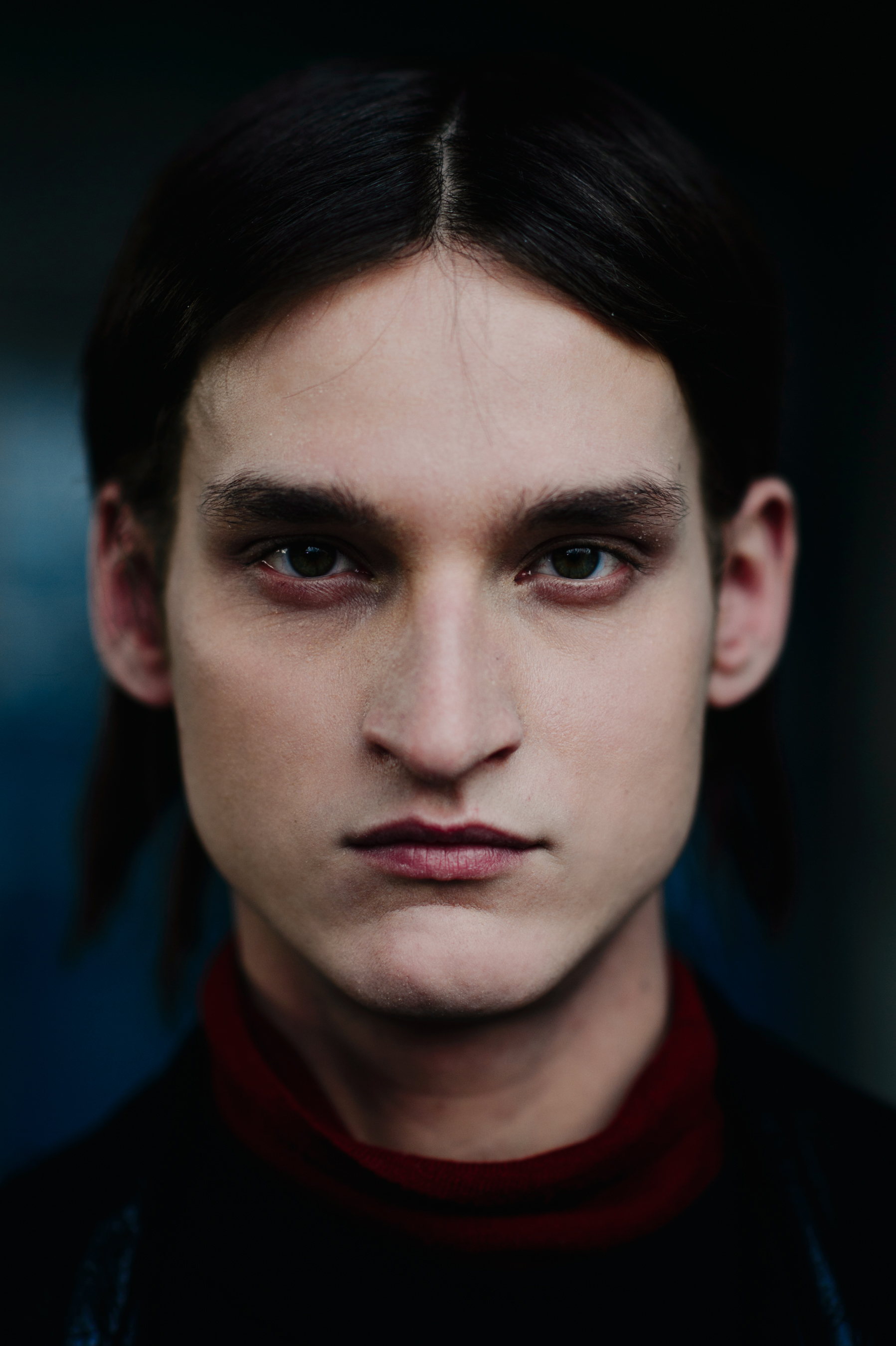 Portrait of a male model