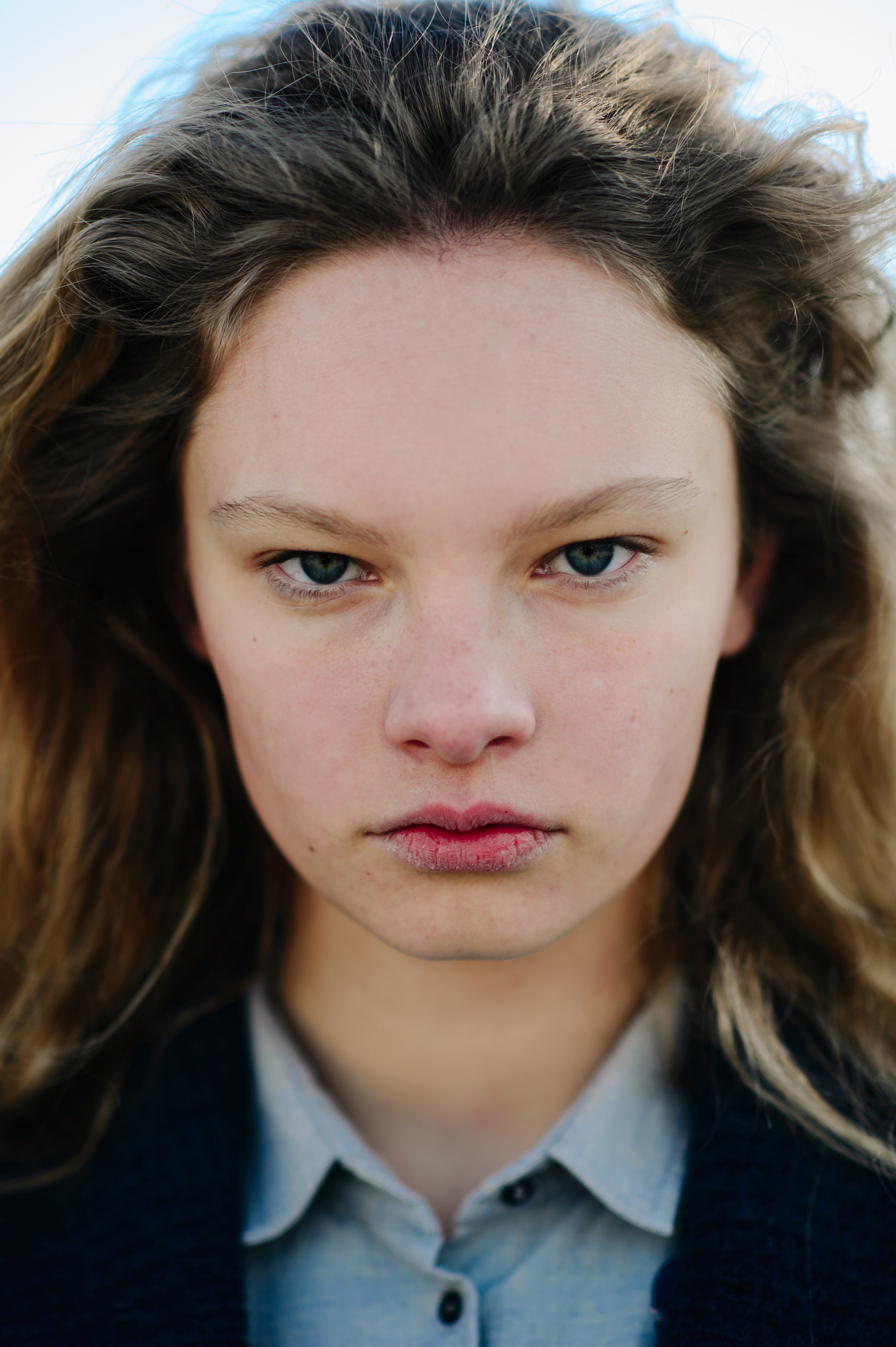 Portrait of a girl in Russia