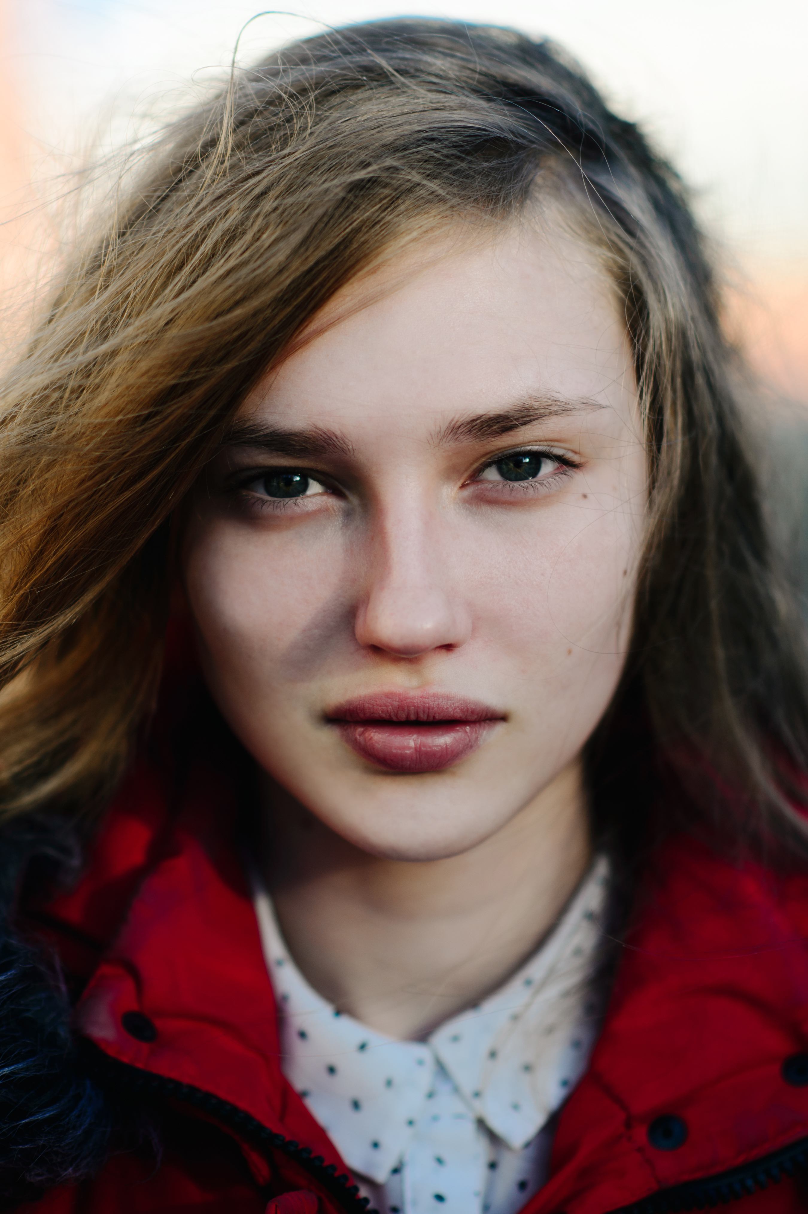 Portrait of a model after the show