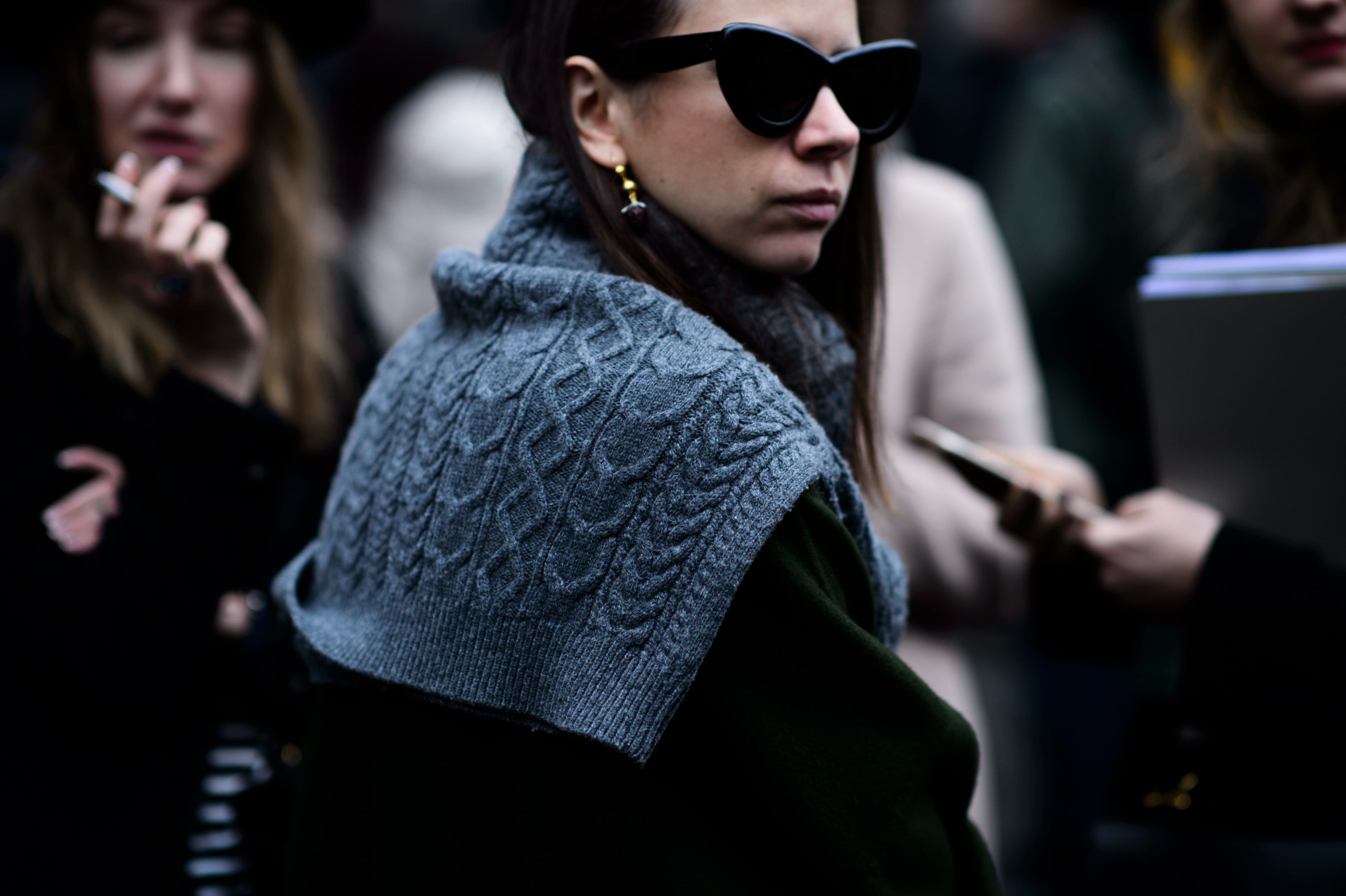 Close up of a Russian buyer