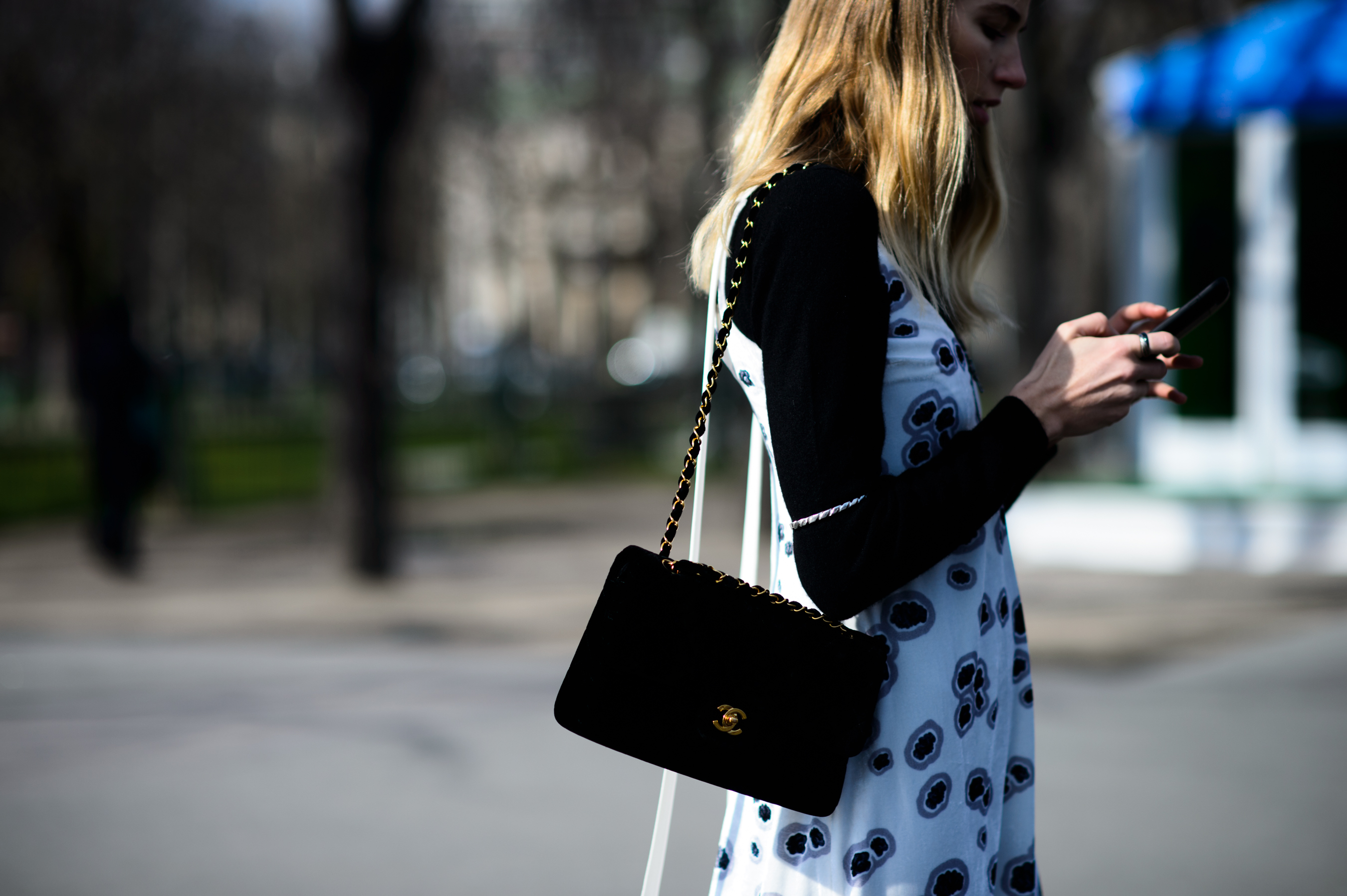 German buyer with Chanel bag