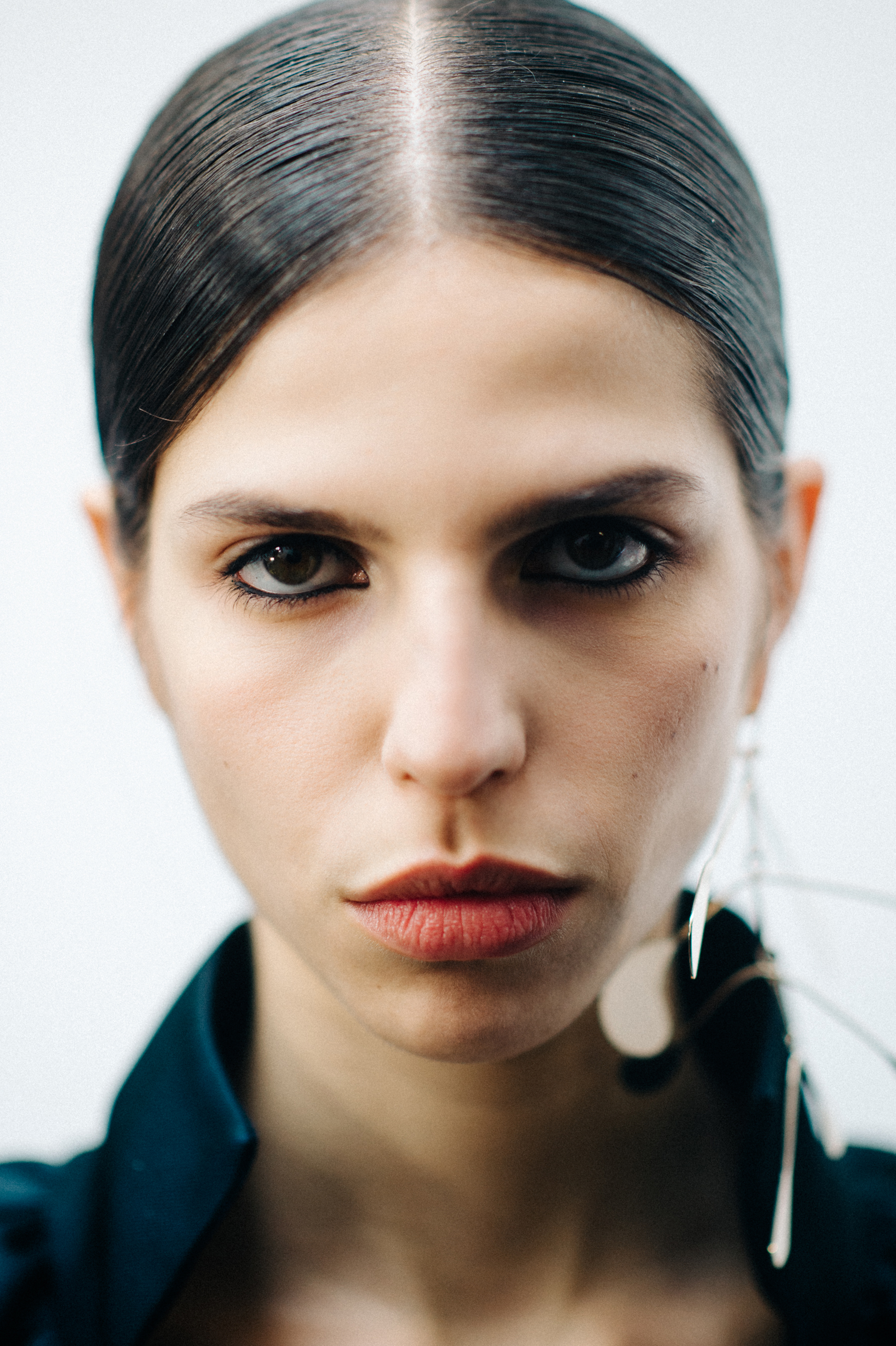 Portrait of a model wearing ear ring