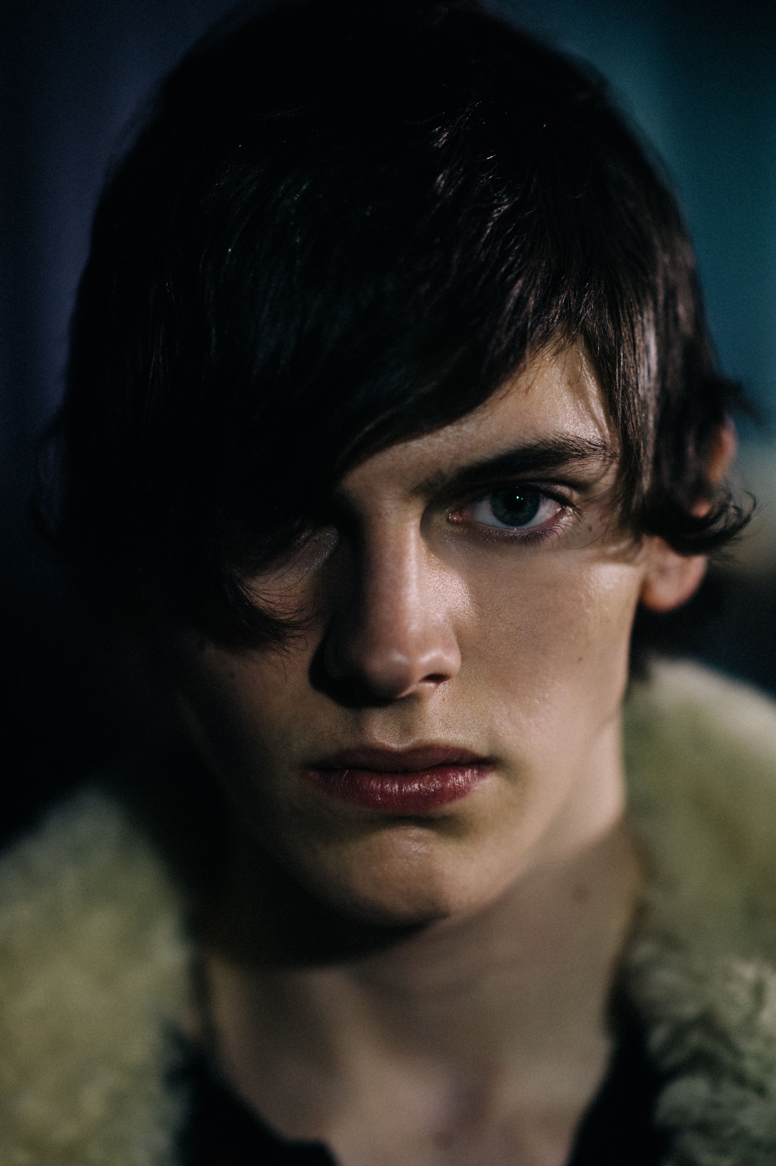 Portrait of British male model