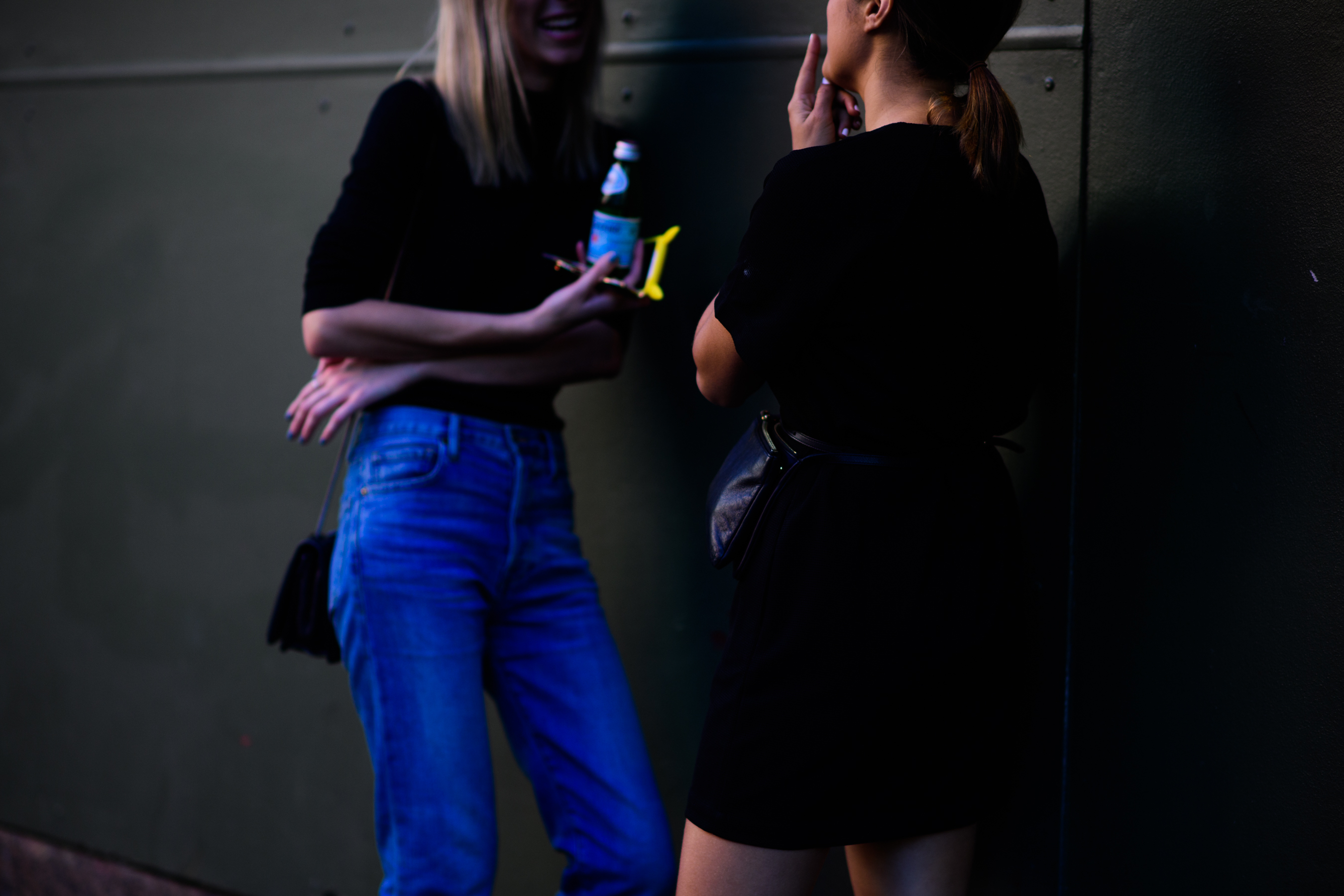 Two models after the show