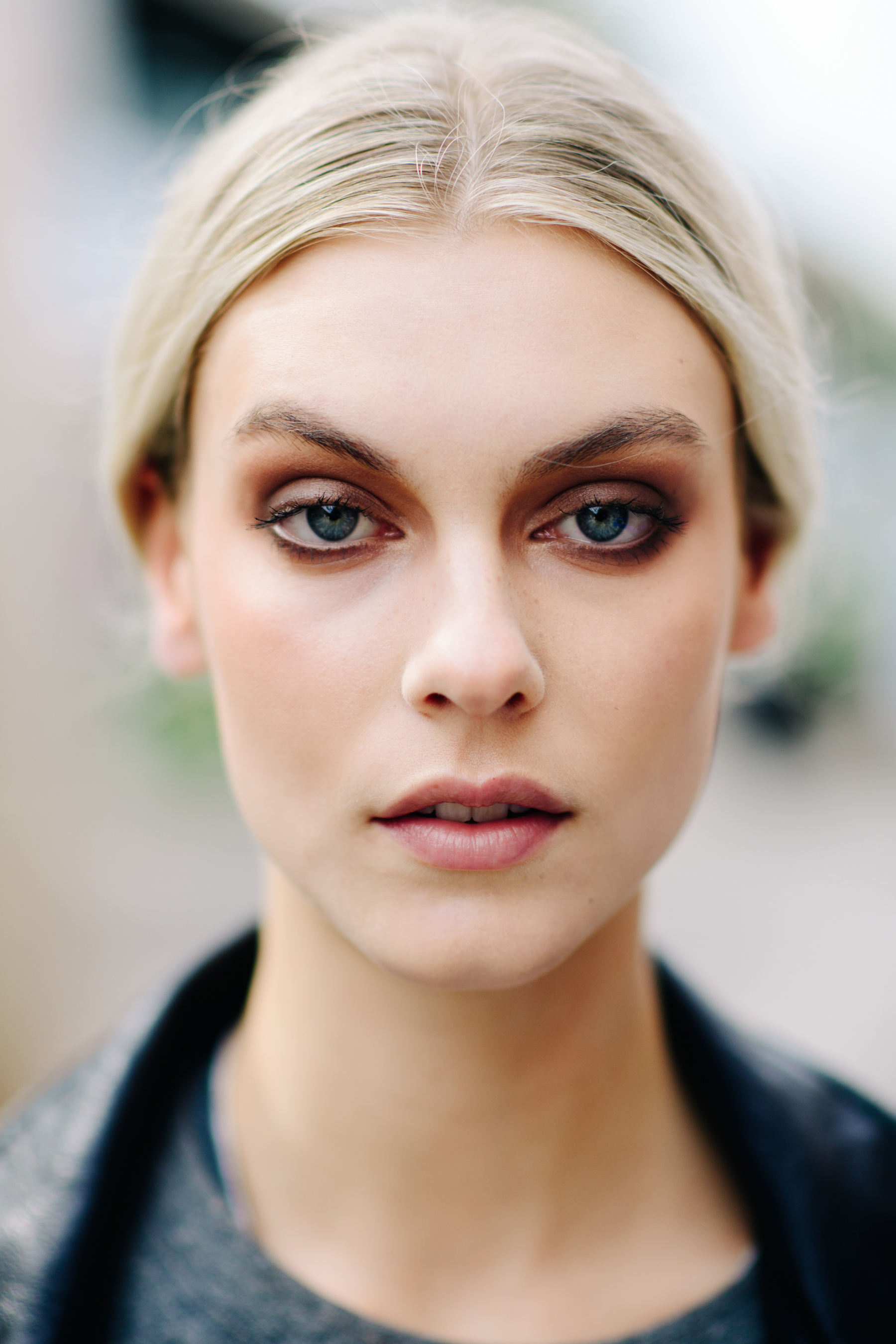 Portrait of a beautiful blonde model