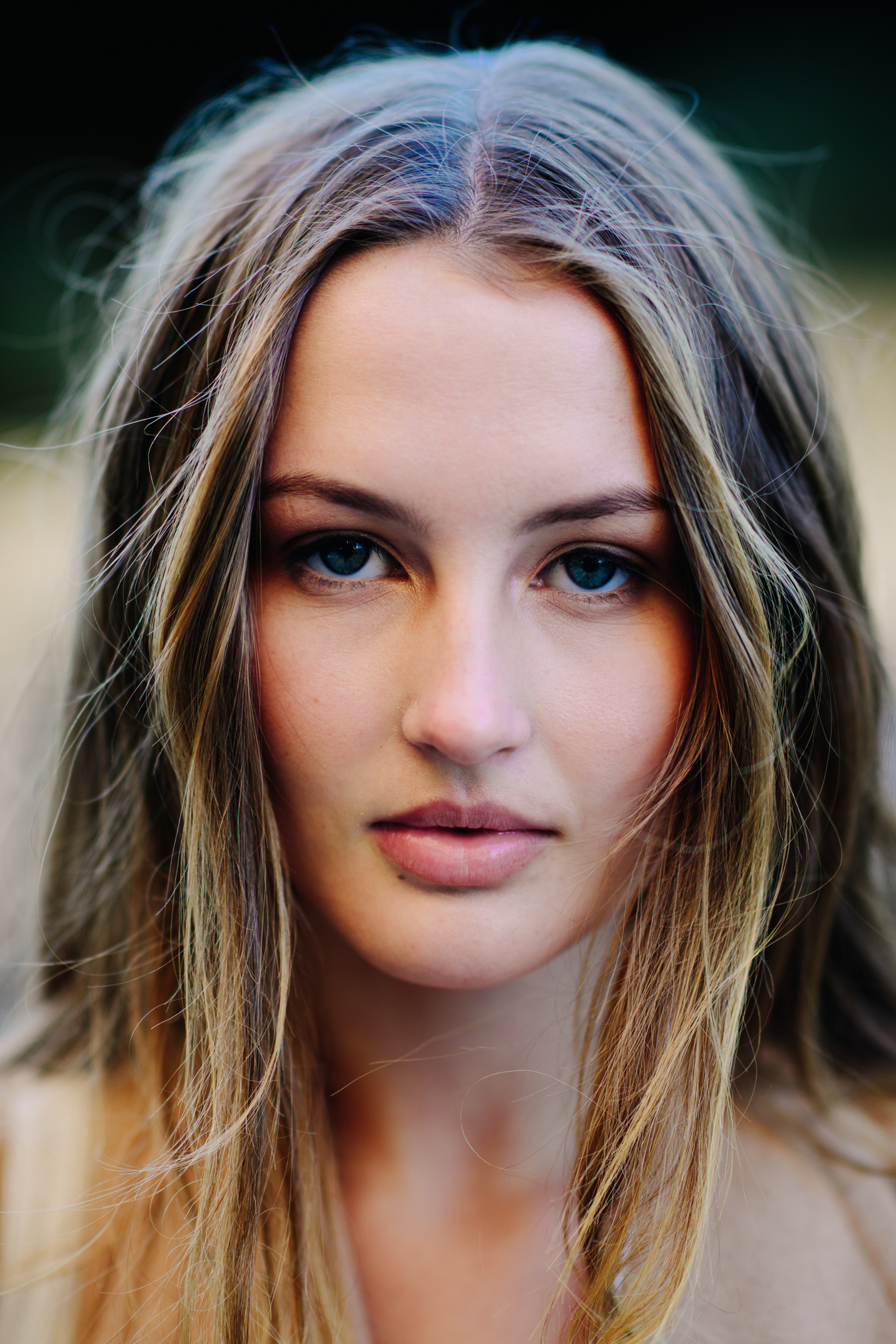Portrait of a beautiful model in Australia