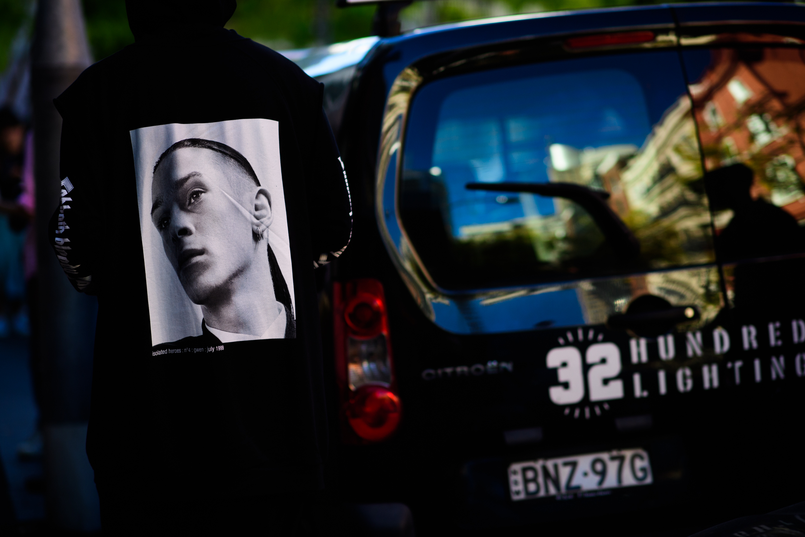 Man wearing Isolated Heroes vest