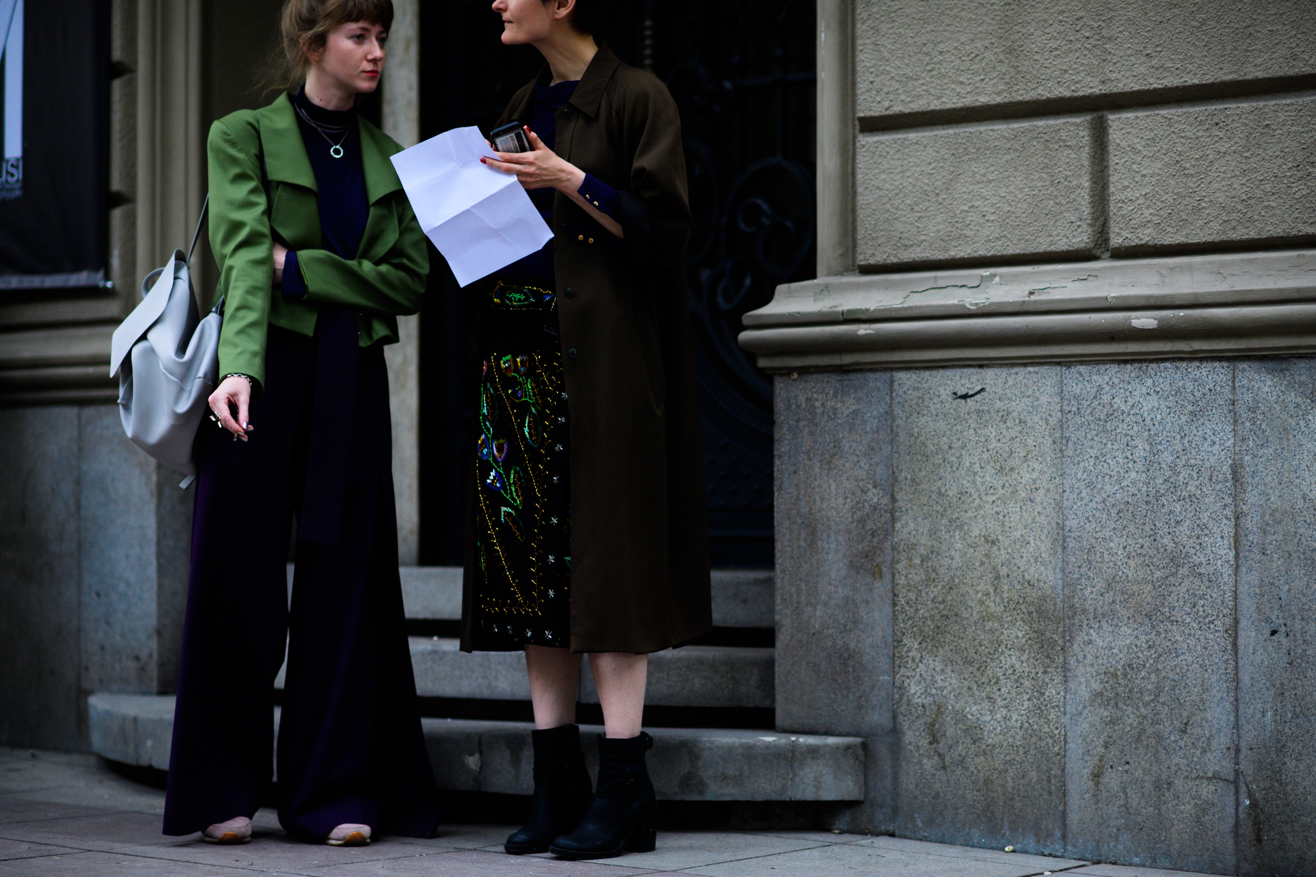 Two Ukrainian editors before show