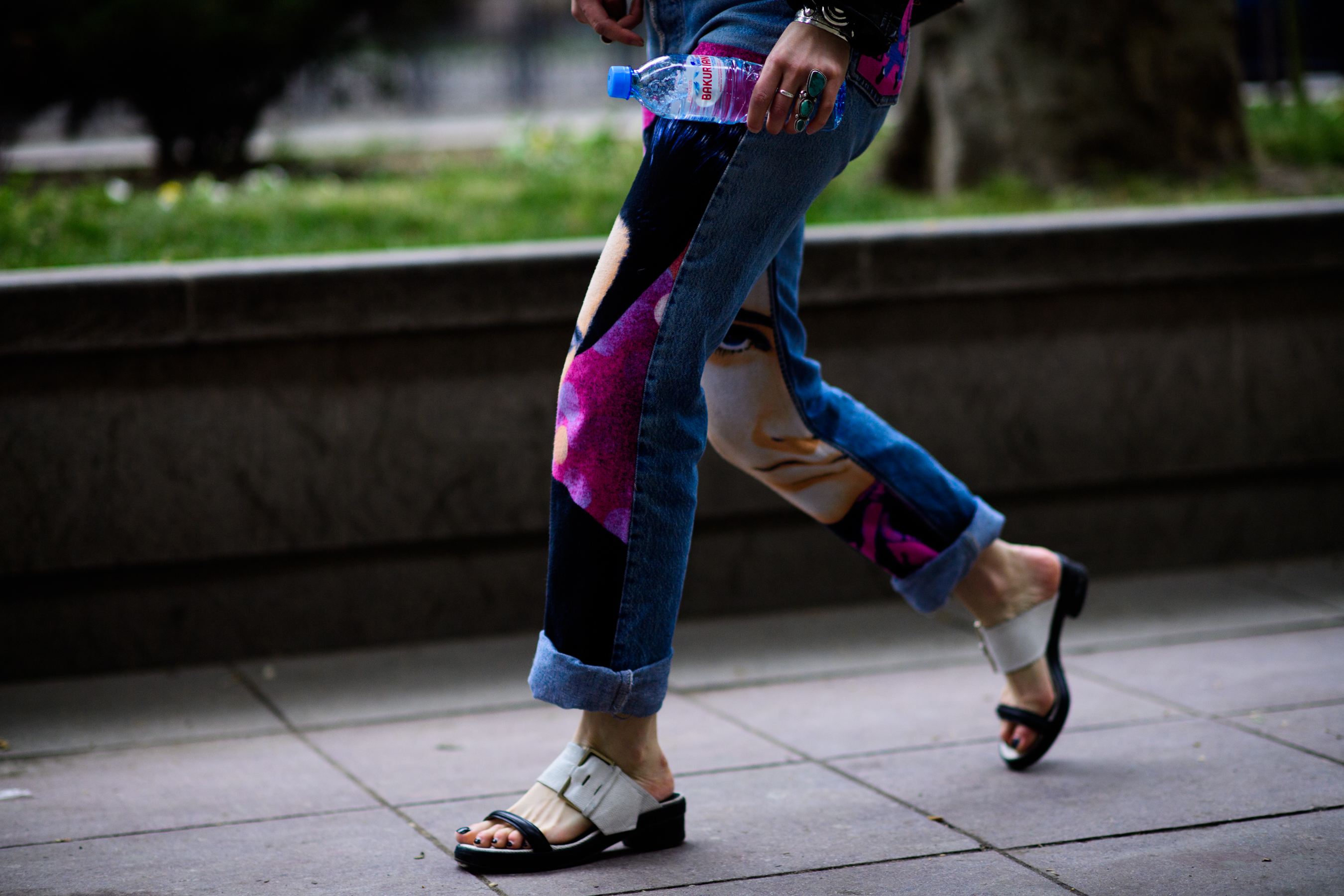 Vogue USA editor wearing denim