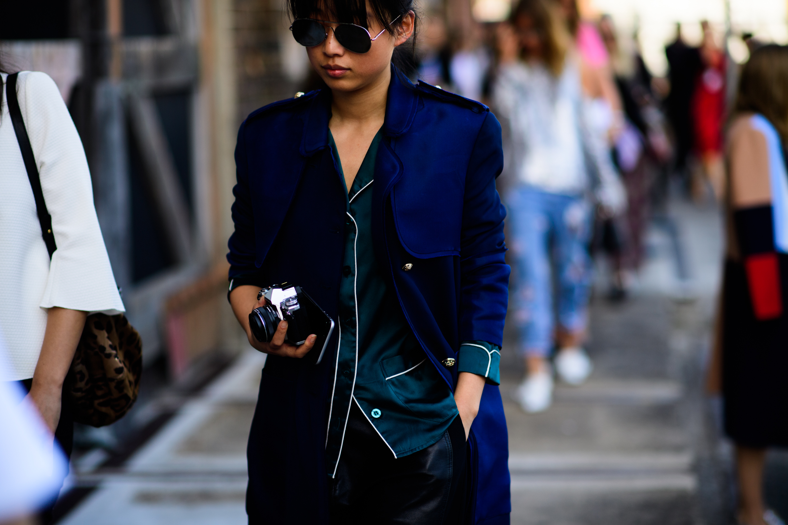 Australian blogger wearing sulk pyjama