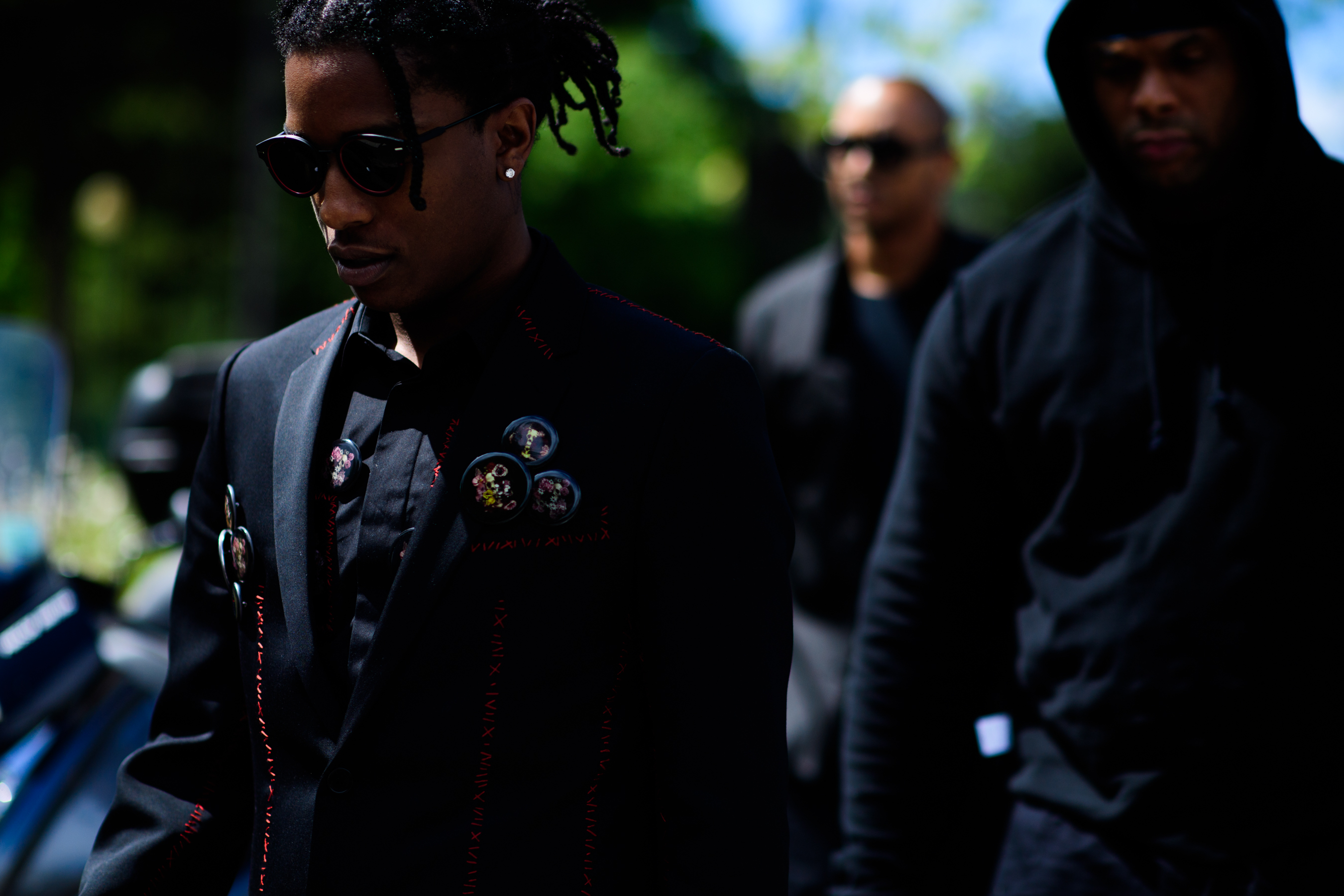 American rap artist in Paris