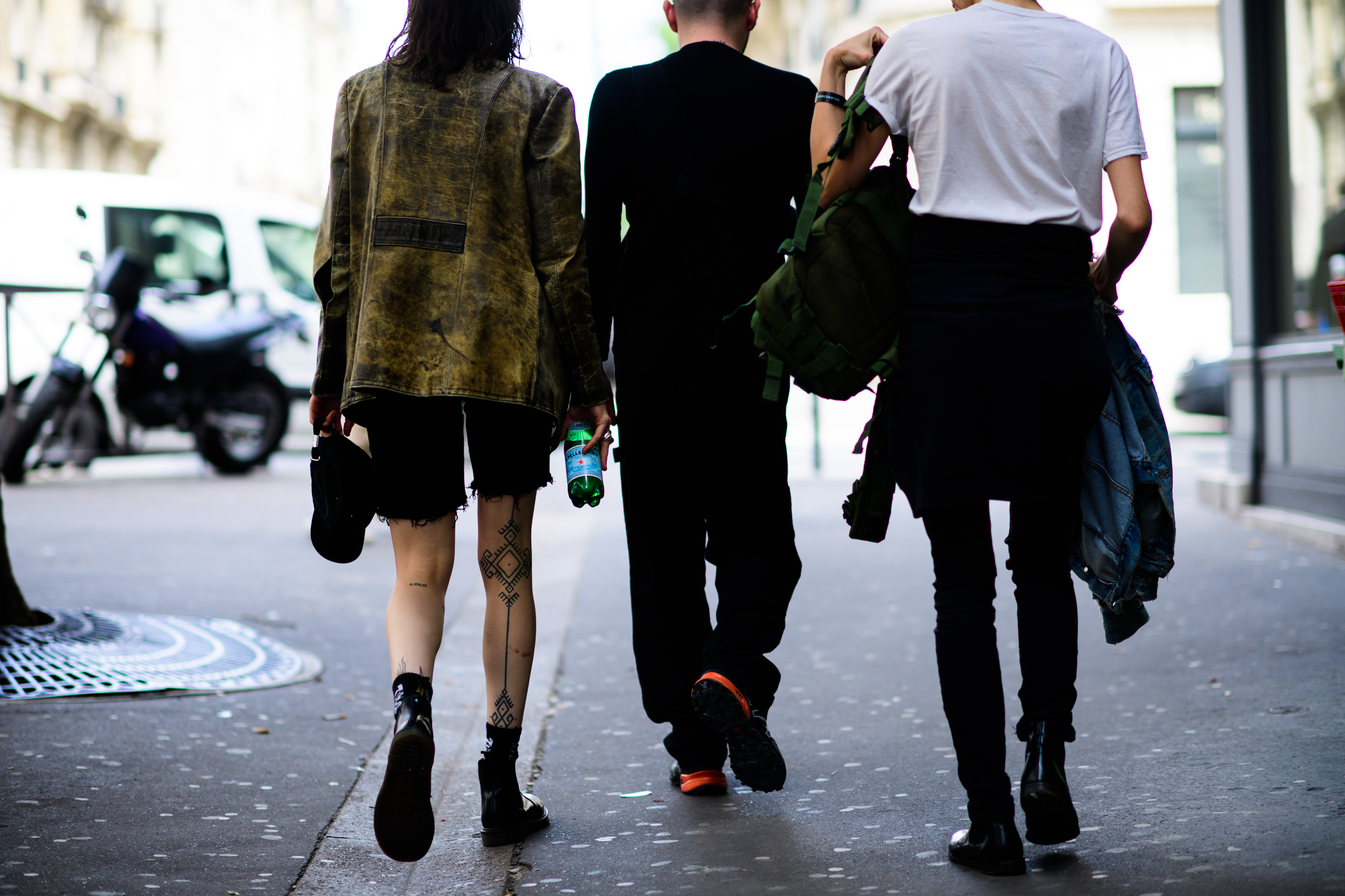 People walking after the show