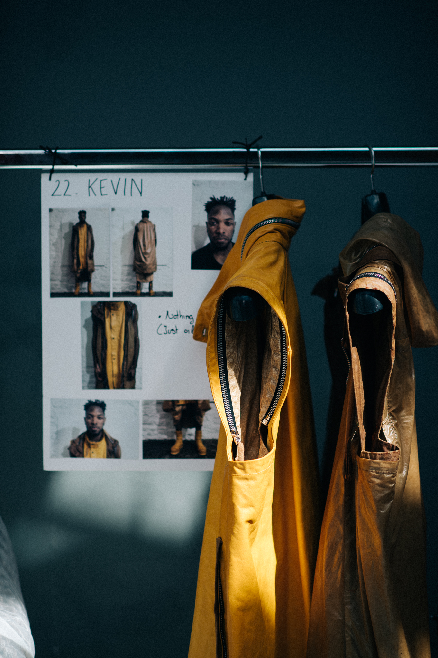 Clothes ready for the show