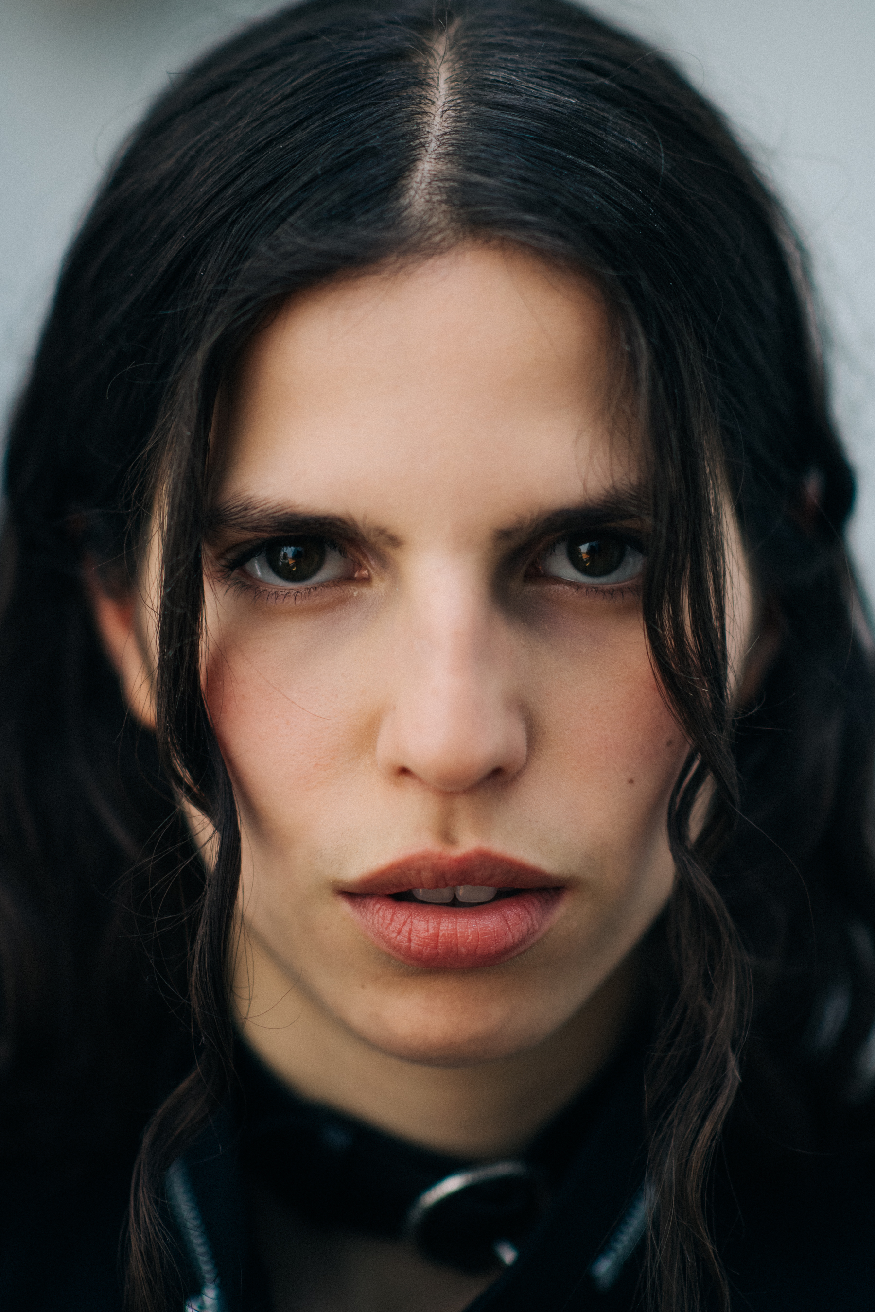 Female model with dark hair