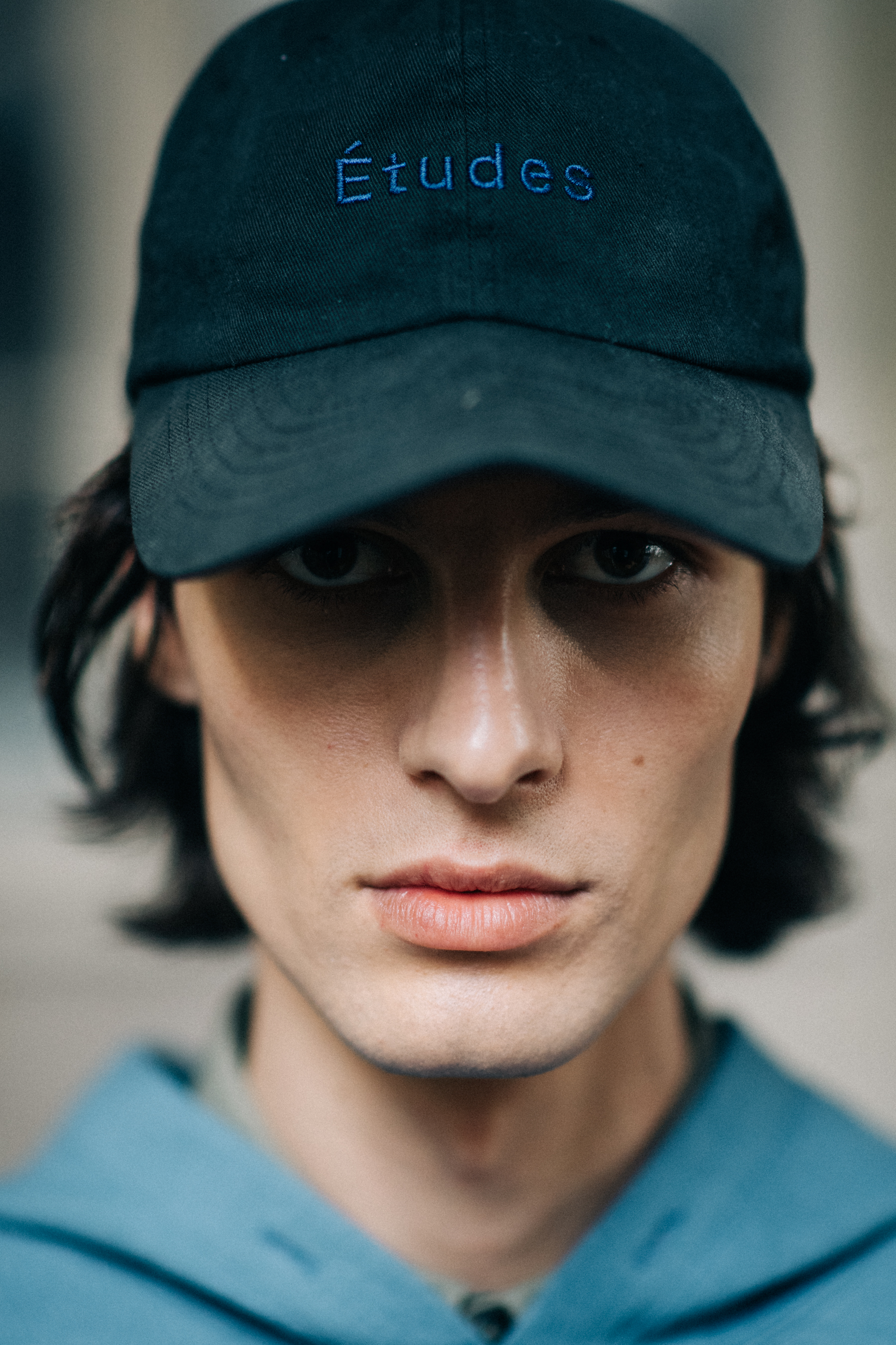 Male model in cap portrait
