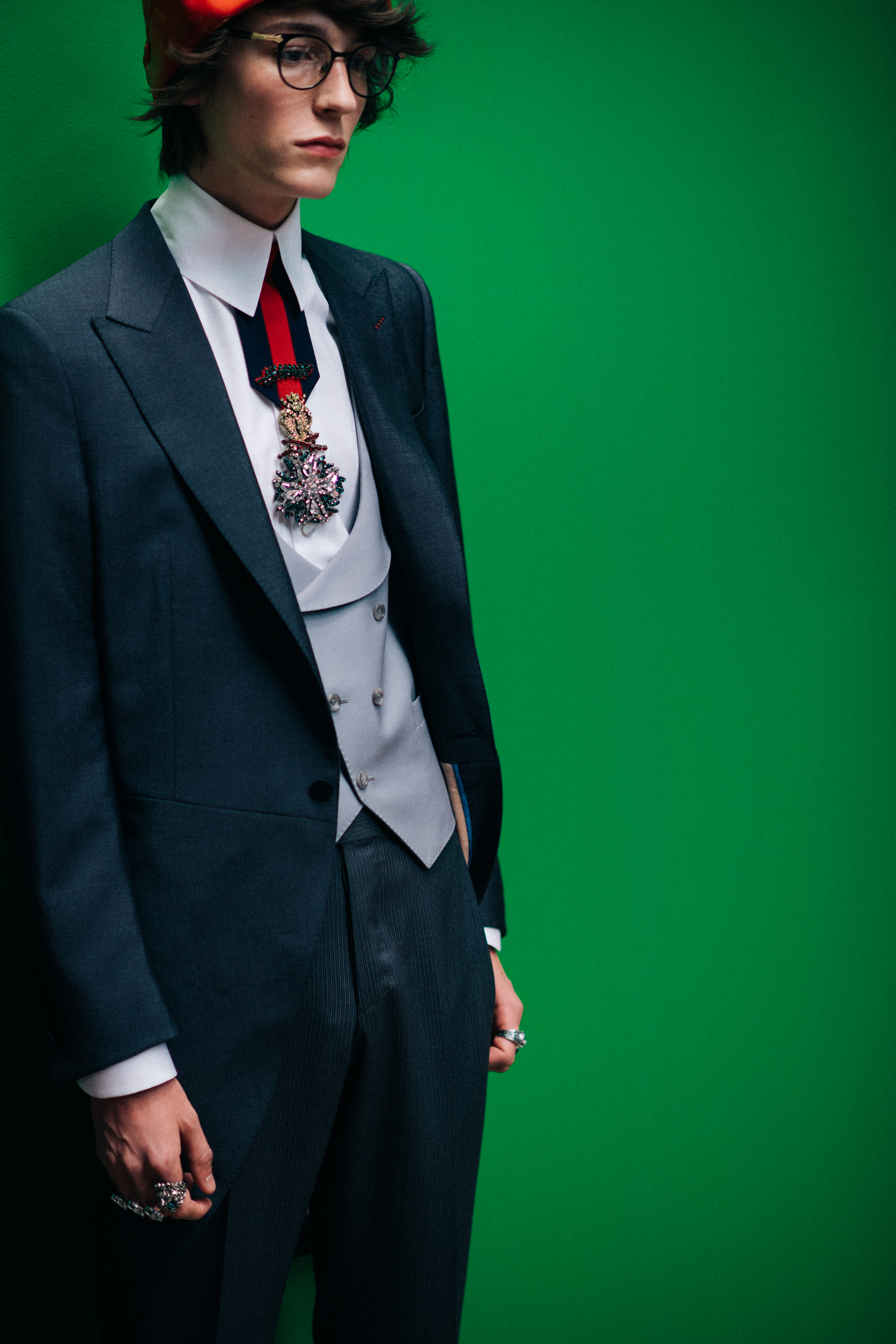 A man in a classy outfit