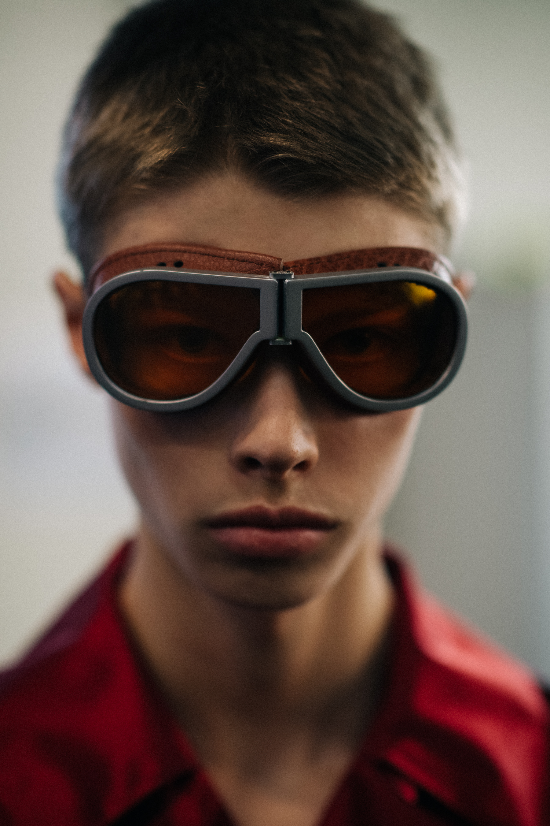 Portrait of a young male model