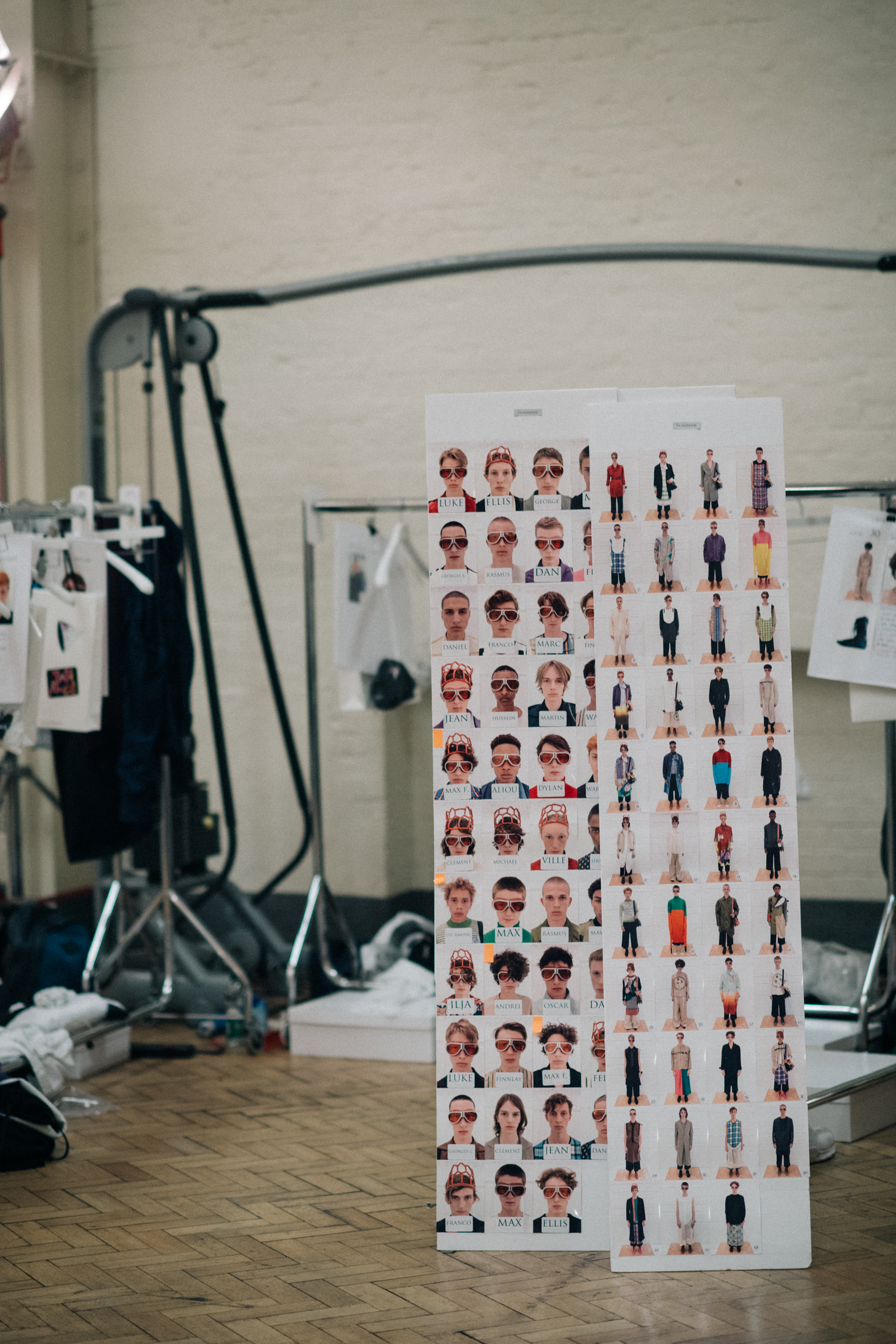 Setup backstage before the show