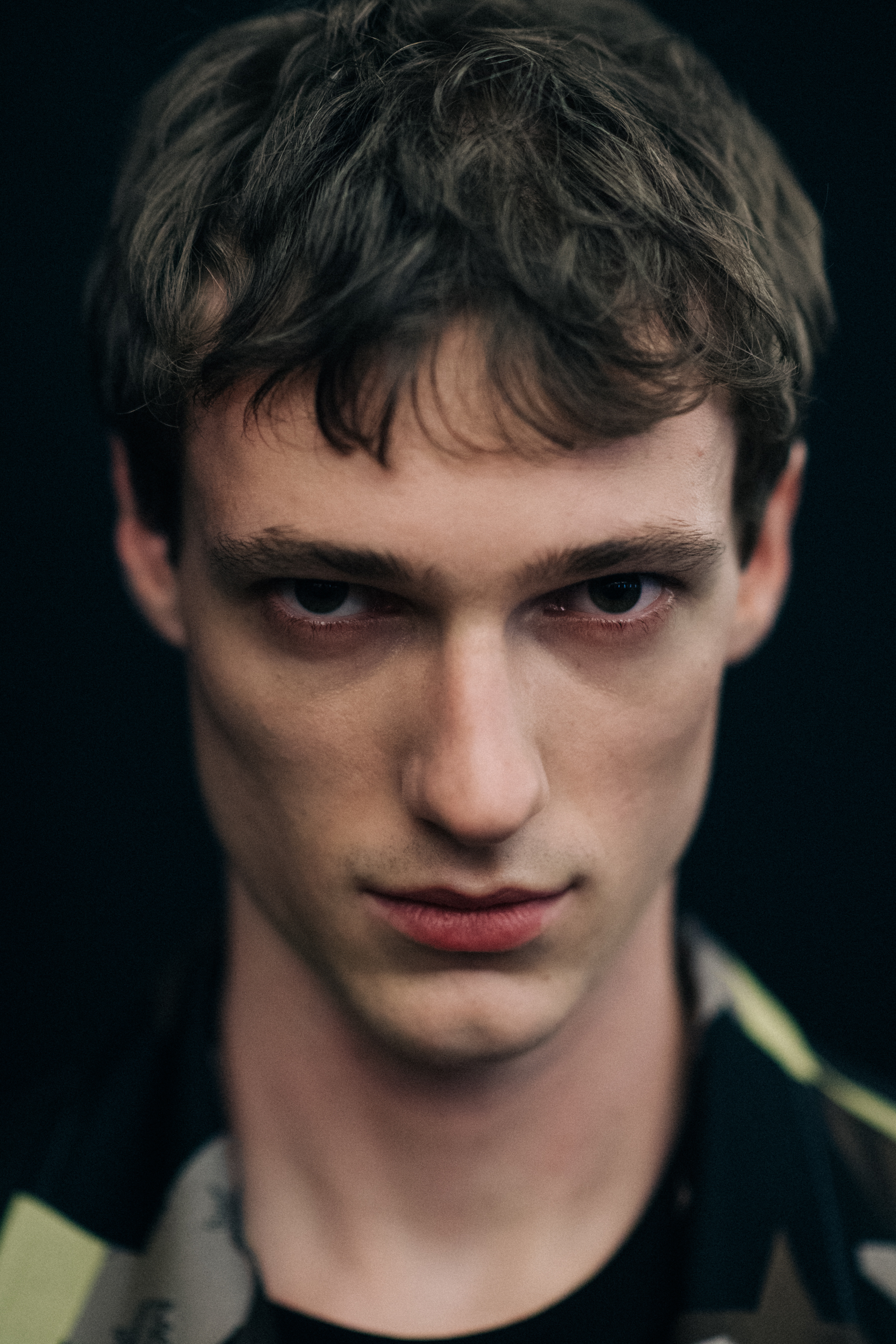 Male model with fair hair