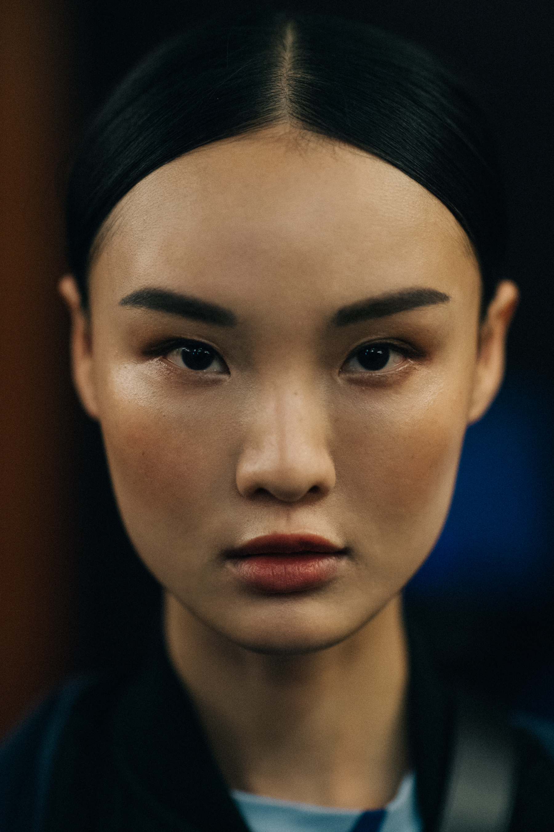 Asian model ready for the show