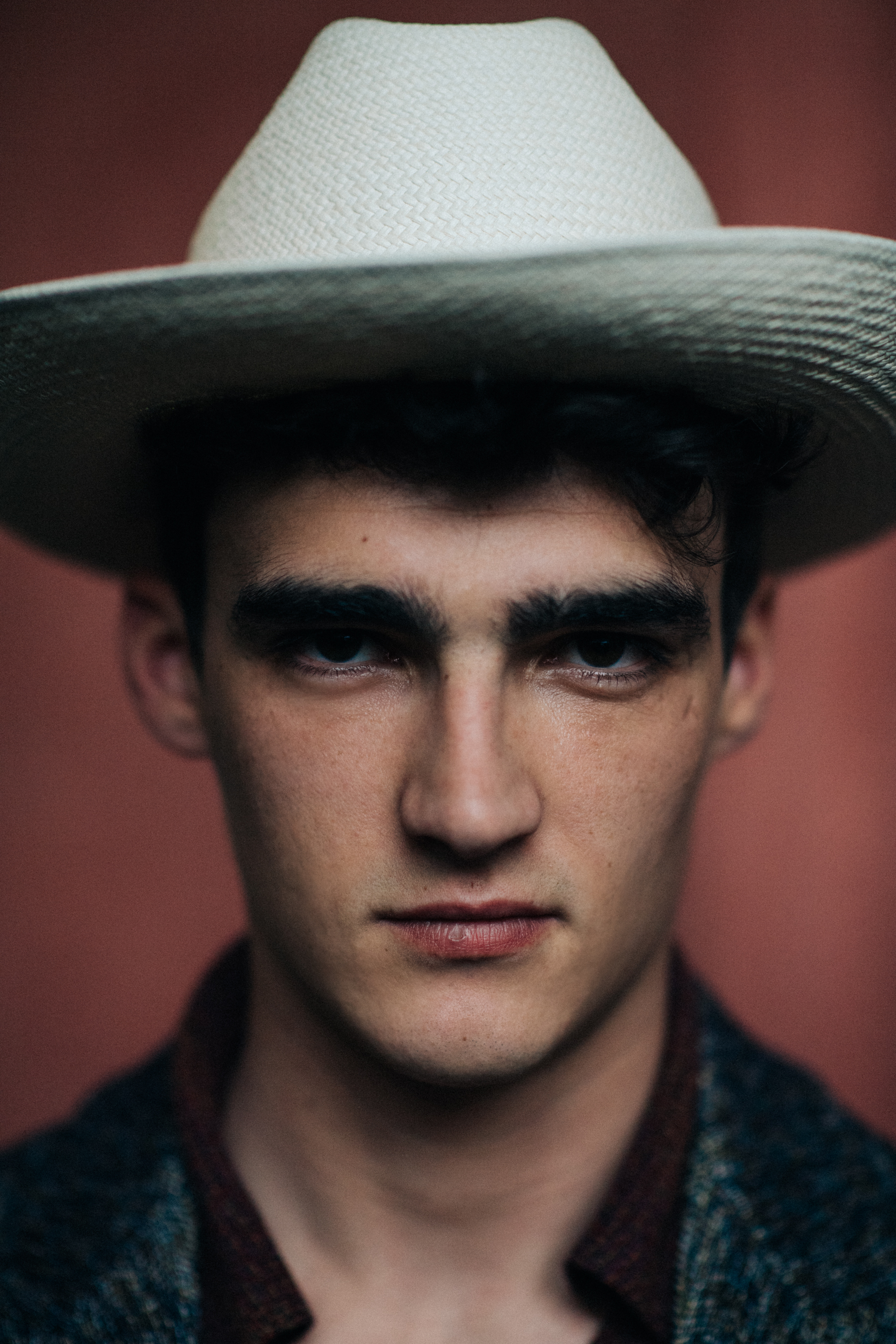 Portrait of a man in a hat