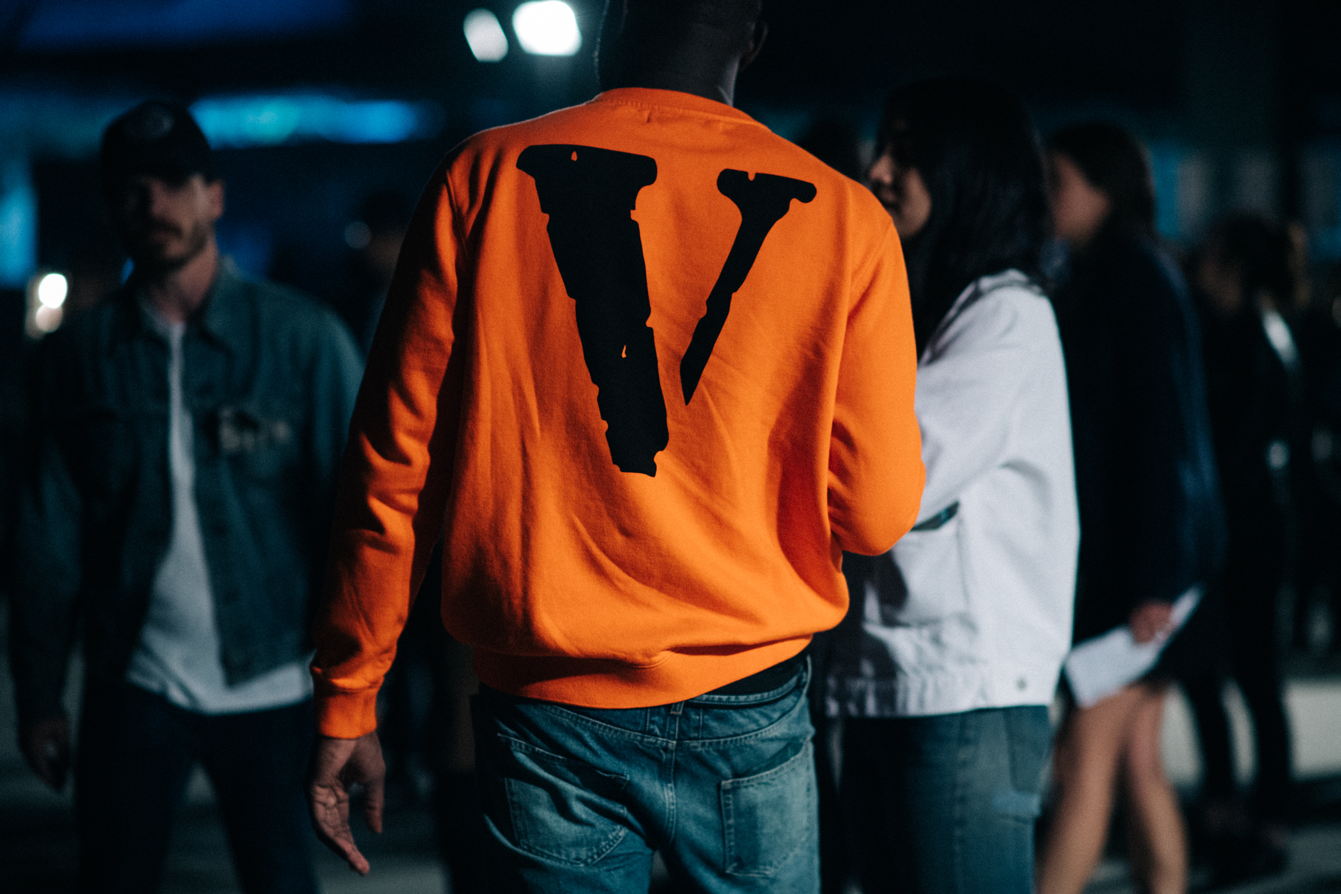 Designer before his fashion show