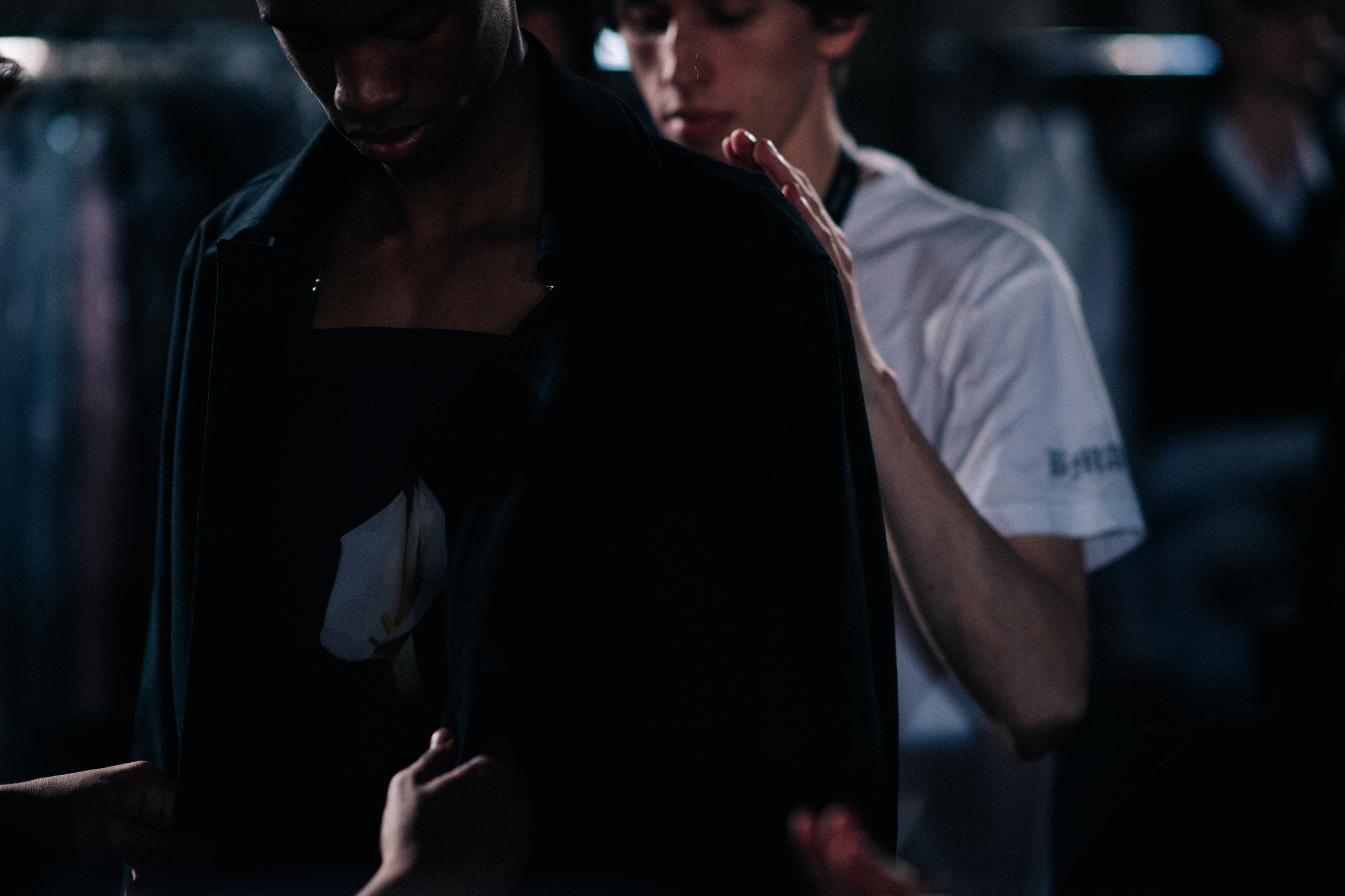 Preparation for the fashion show