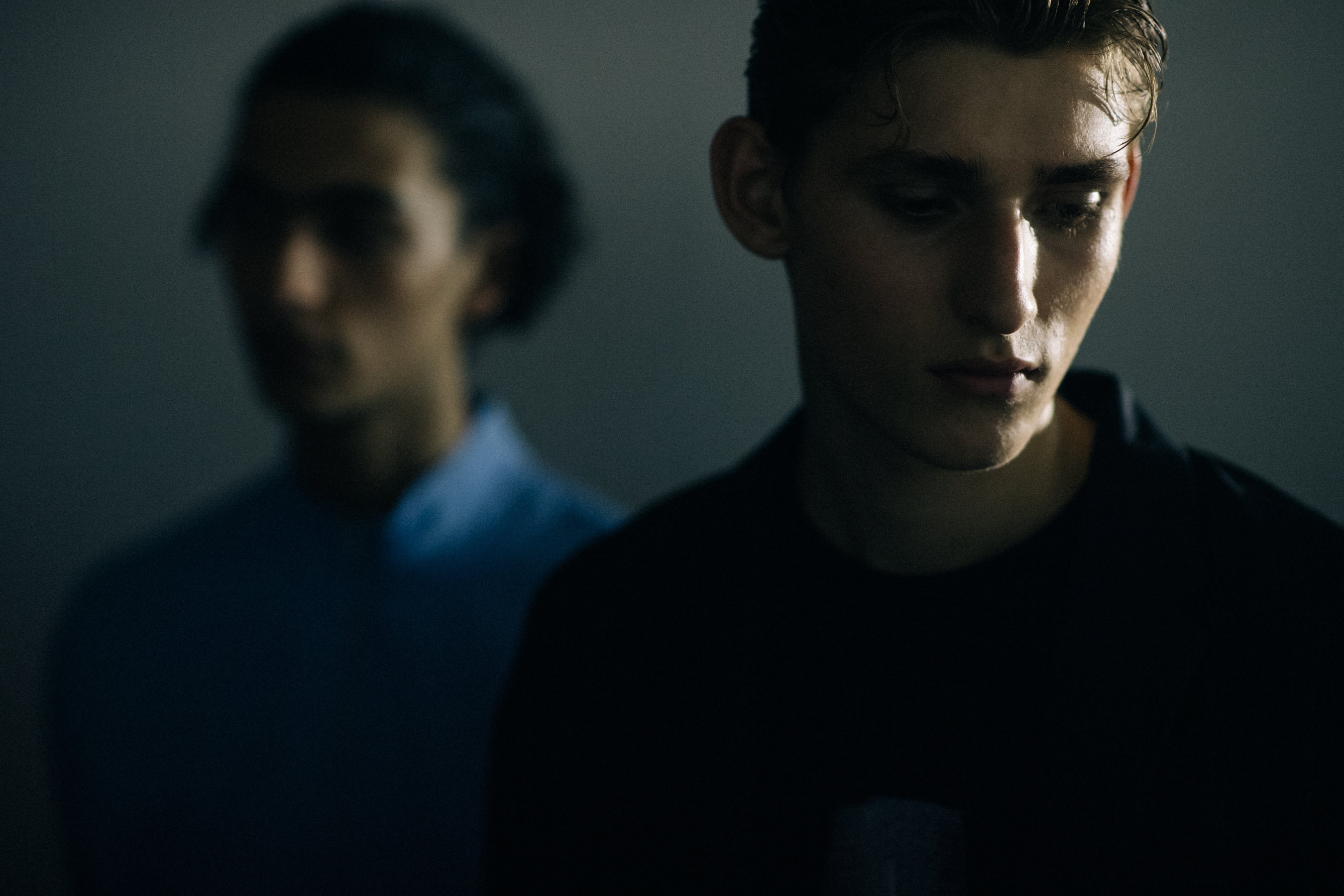 Two models before the show