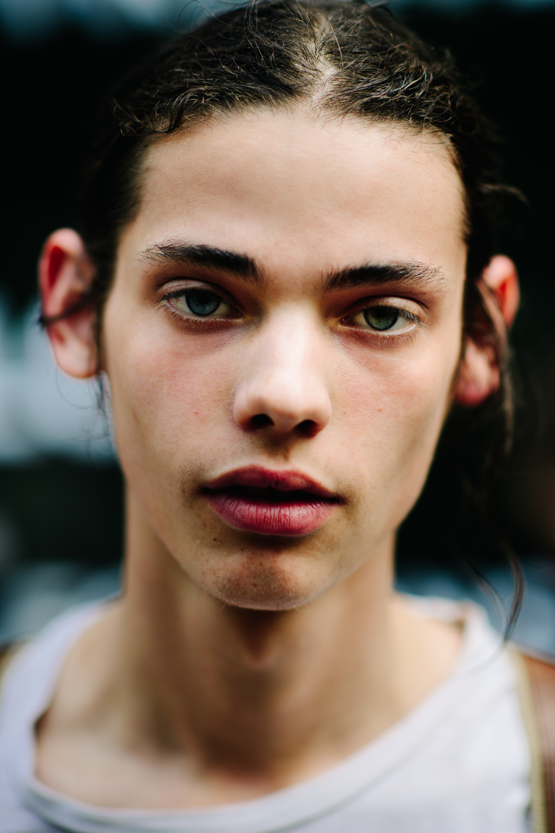 Portrait of a male model in London