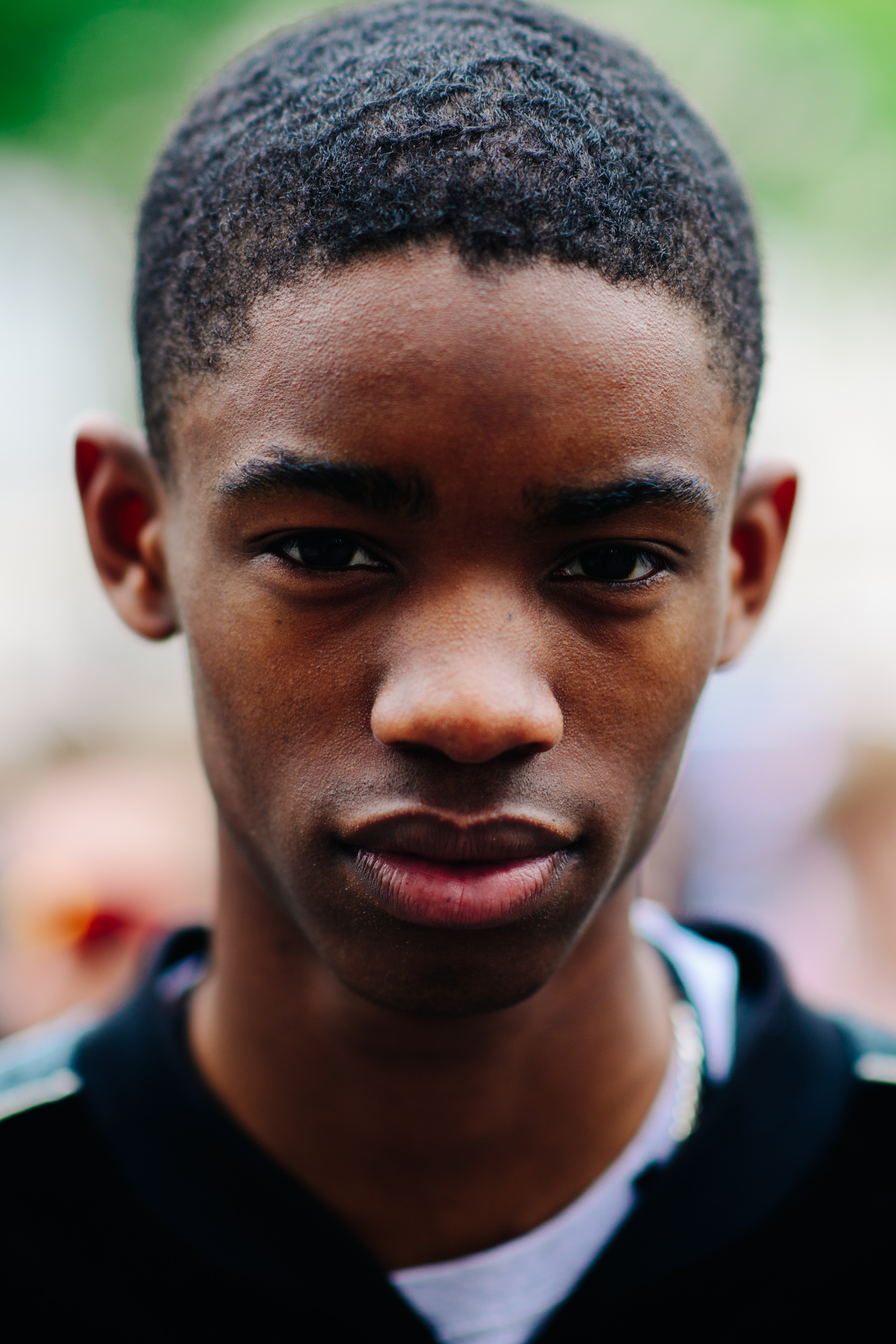 Male model after fashion show