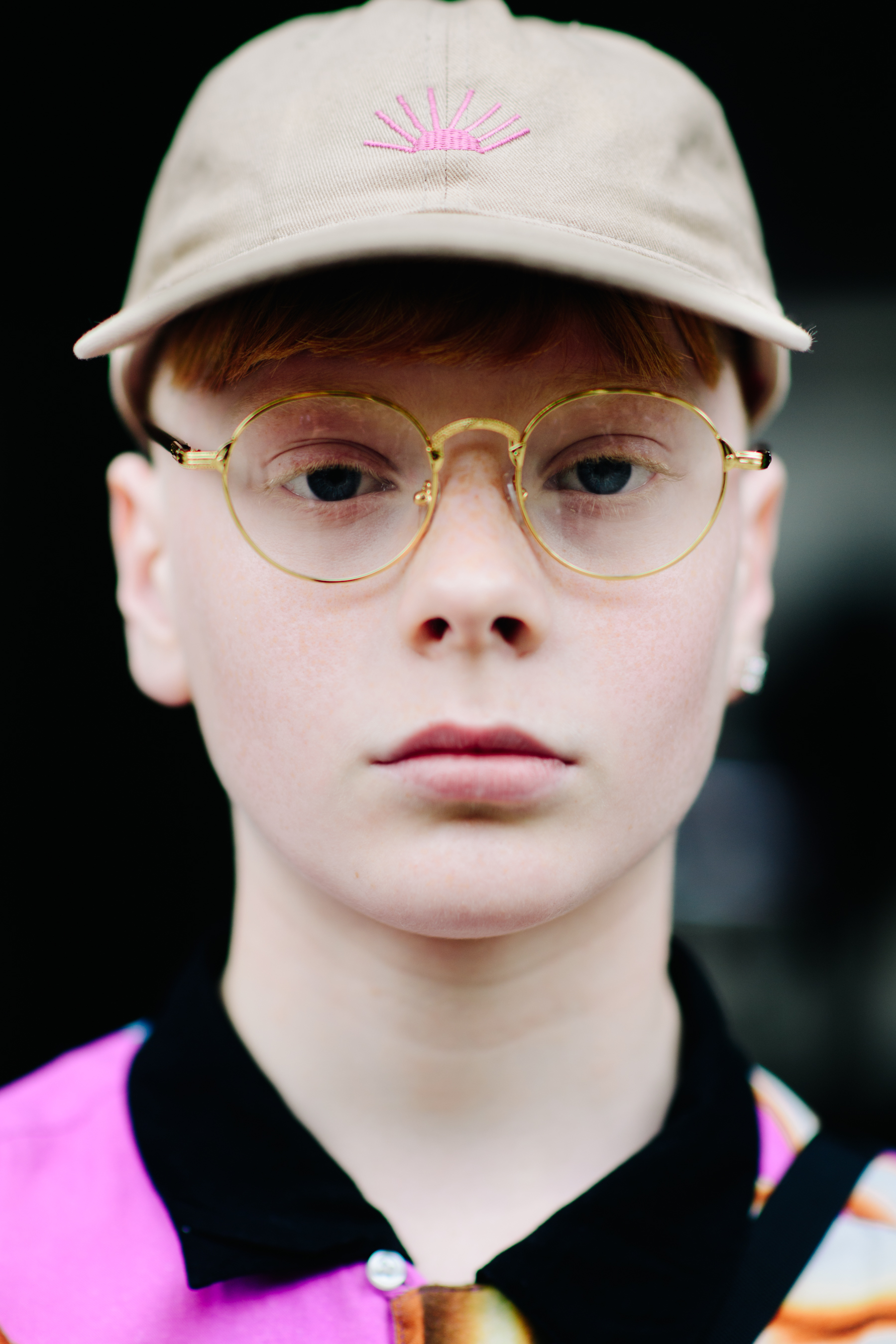 Young man in glasses