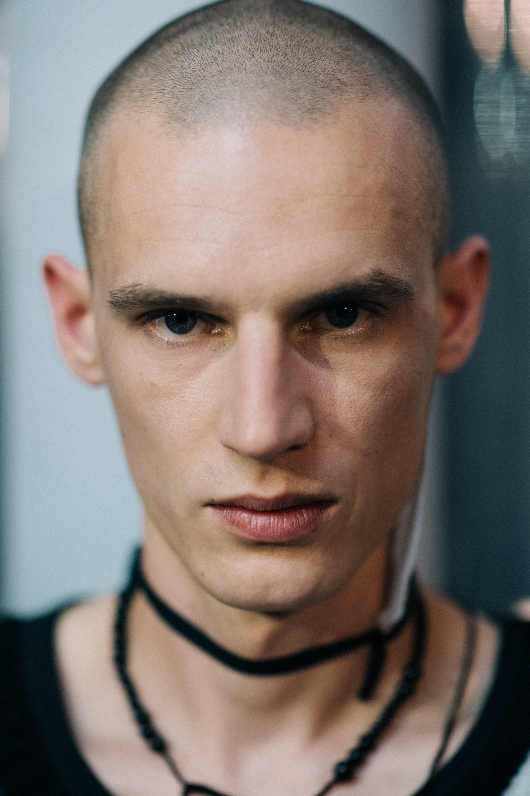 Bold male model portrait