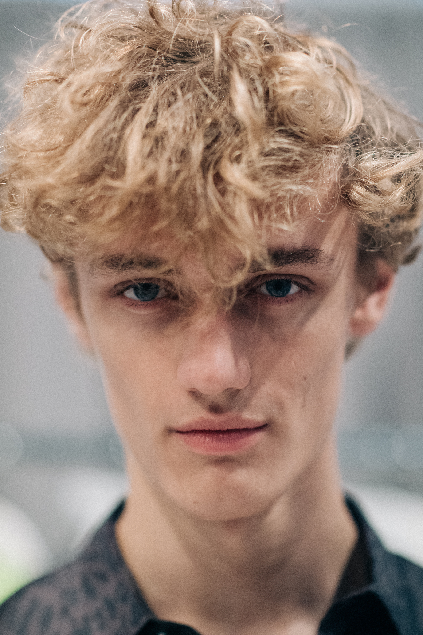 Portrait of model Ko Grimmer
