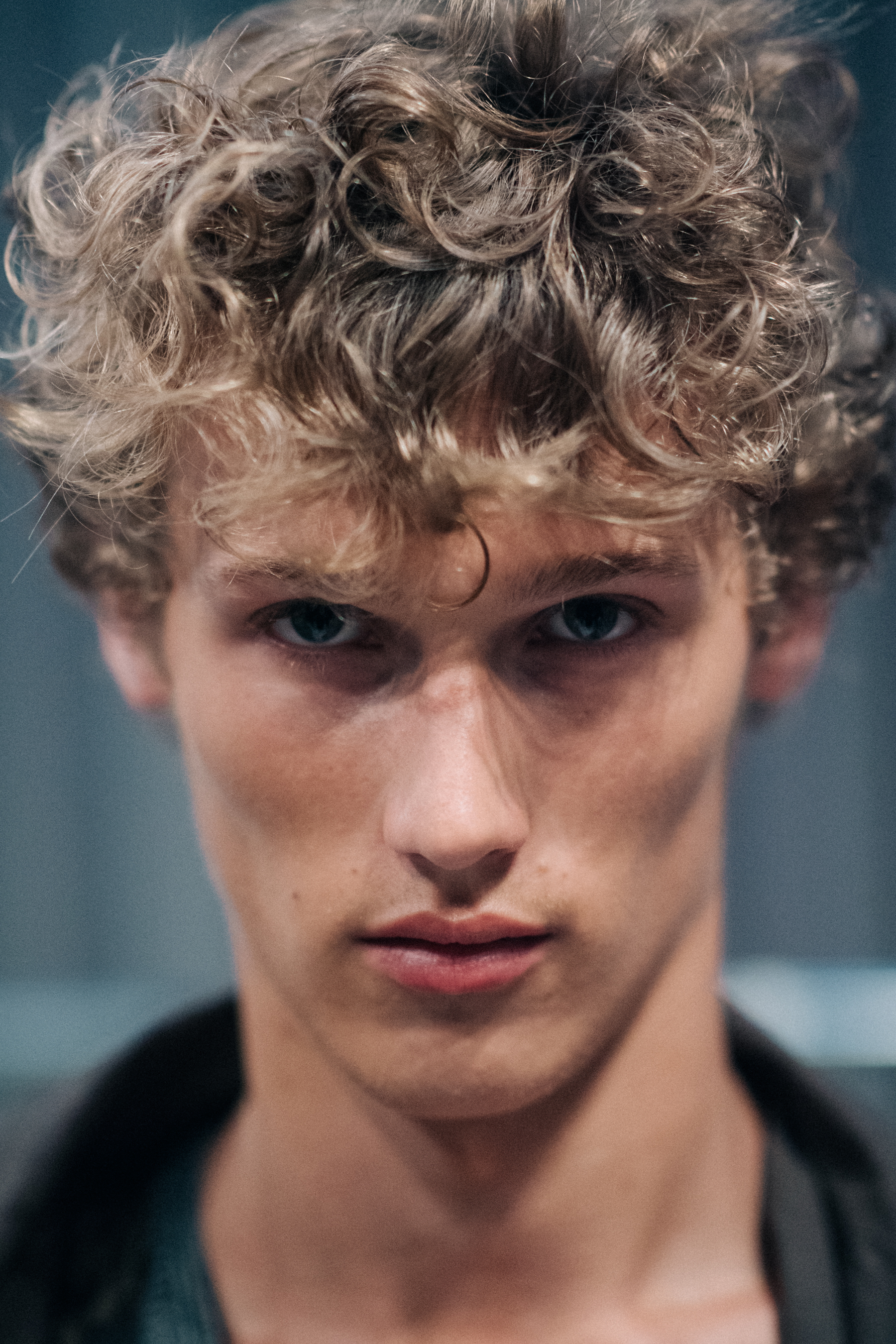 Portrait of Dutch model before show